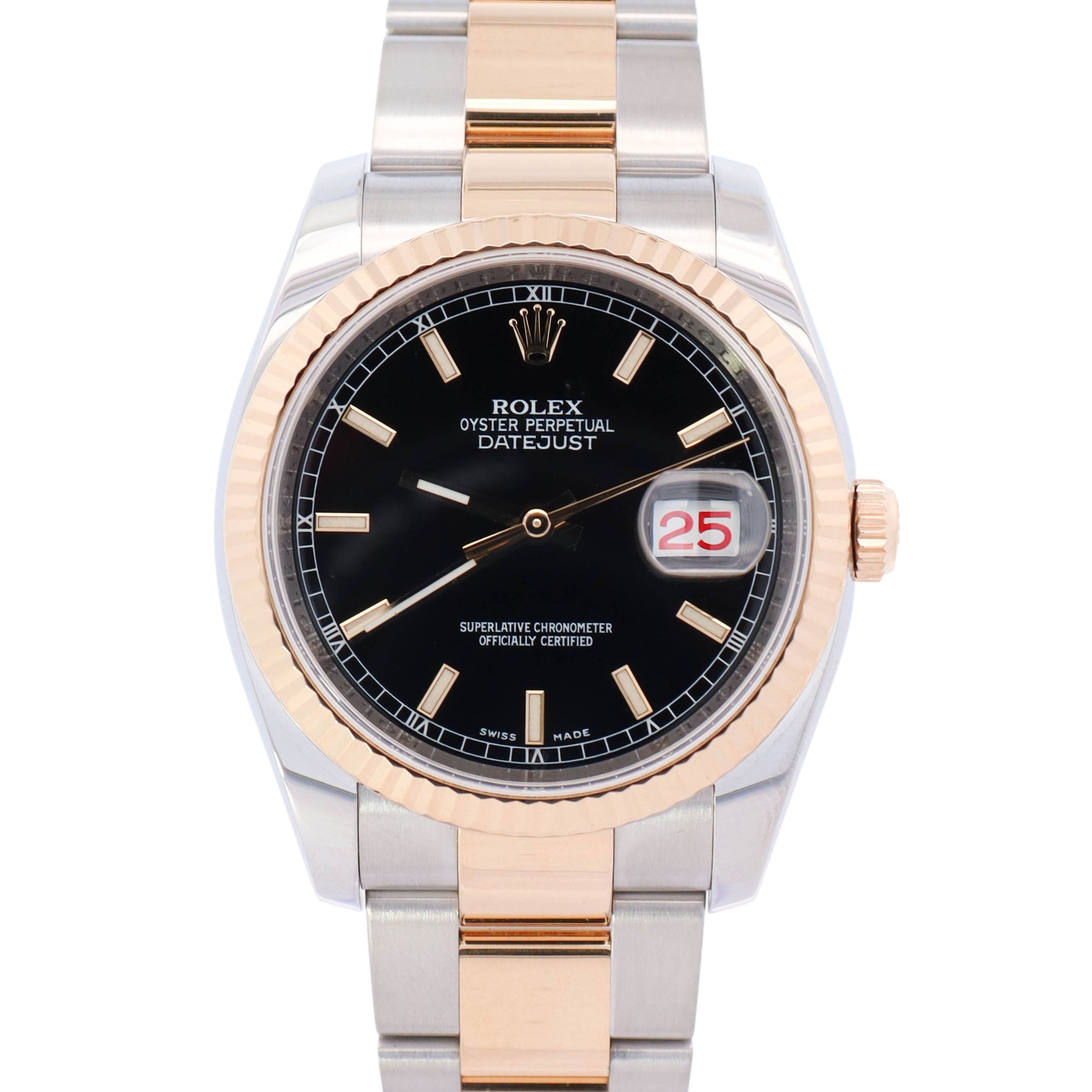 Rolex Datejust 36mm Black Dial Watch Ref# 116233 - Happy Jewelers Fine Jewelry Lifetime Warranty