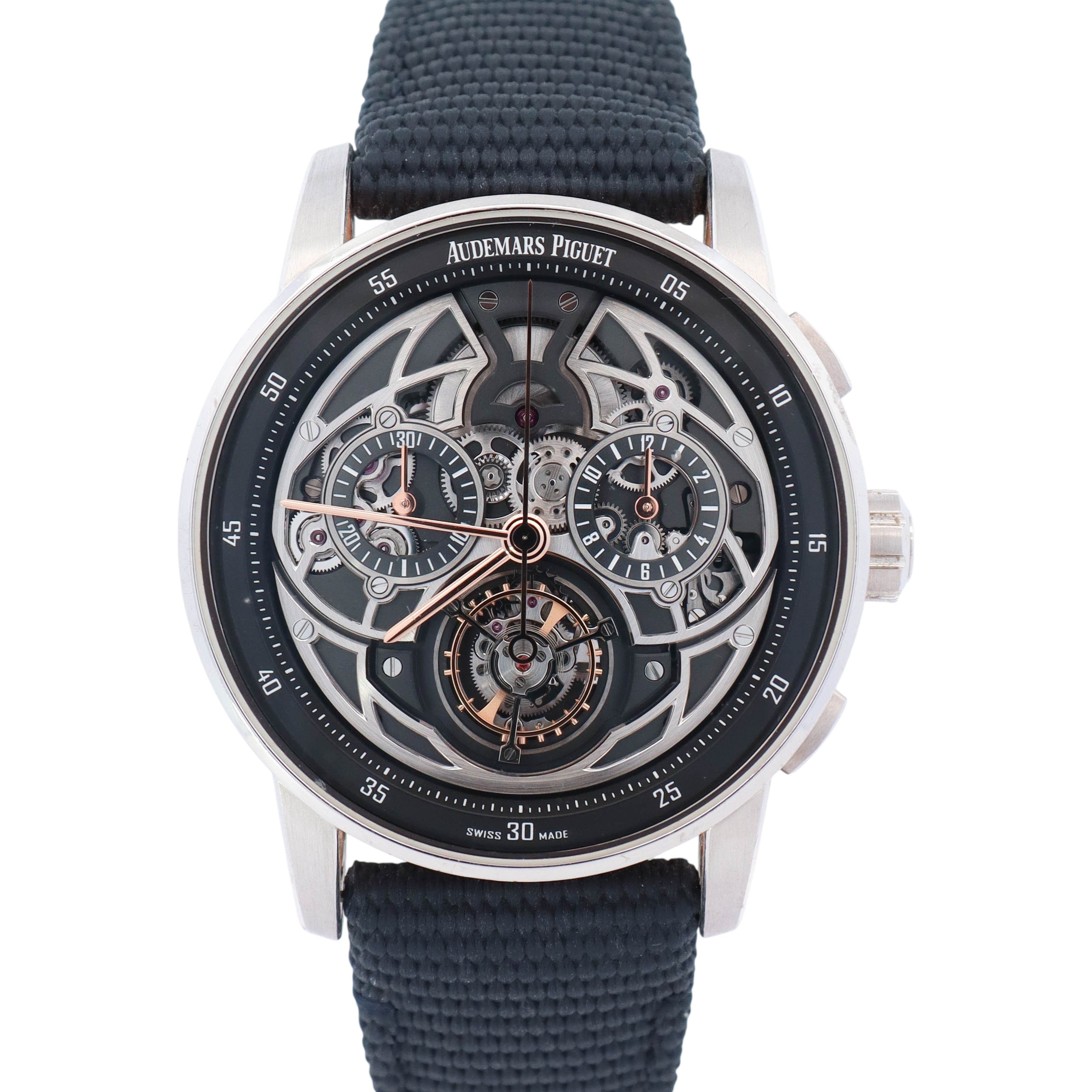 Audemars Piguet Code 11.59 Tourbillion 41mm Skeleton Dial Watch Ref# 26399NB.OO.D009KB.01