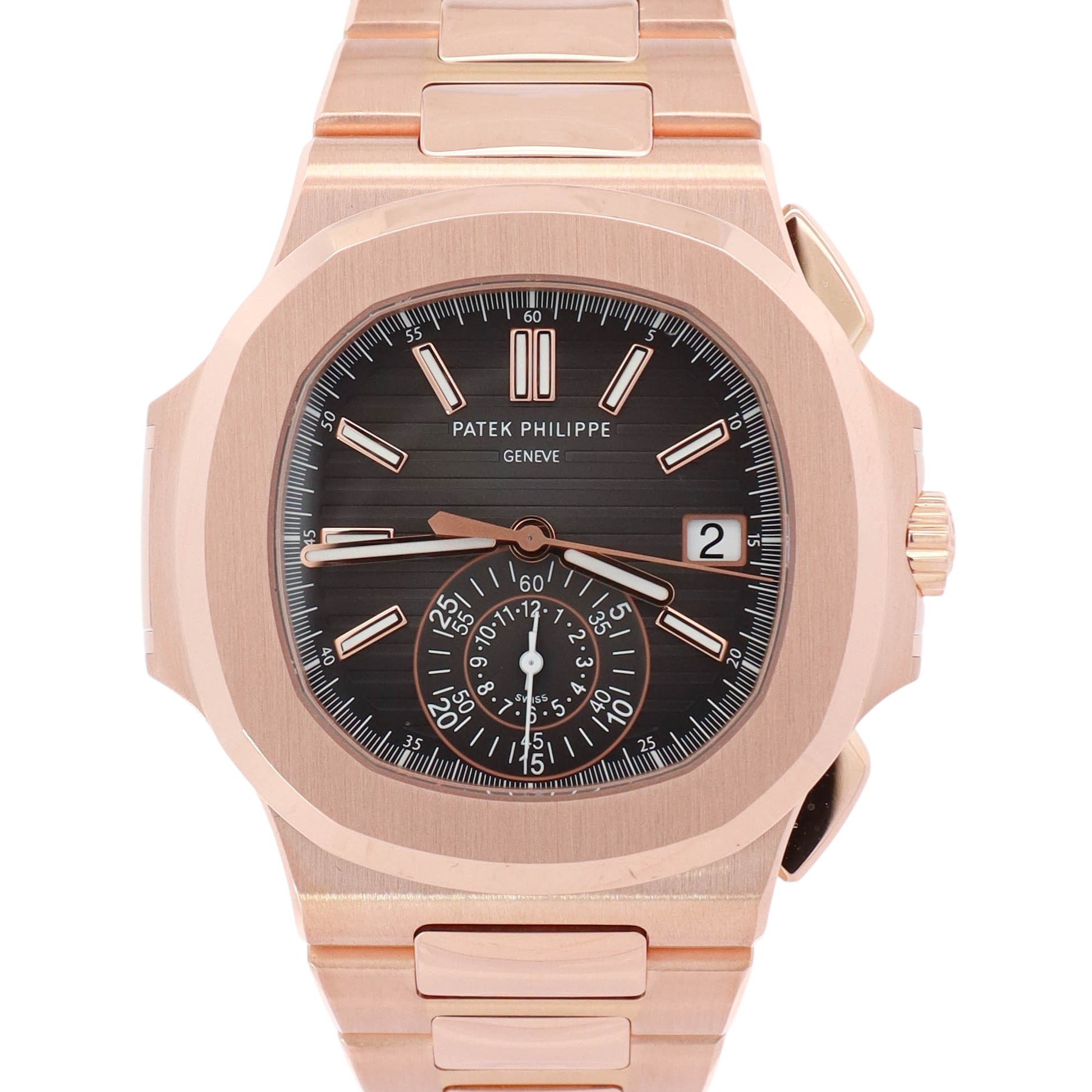 Patek Philippe Nautilus 40.5mm Grey Dial Watch Ref# 5980/1R-001 - Happy Jewelers Fine Jewelry Lifetime Warranty