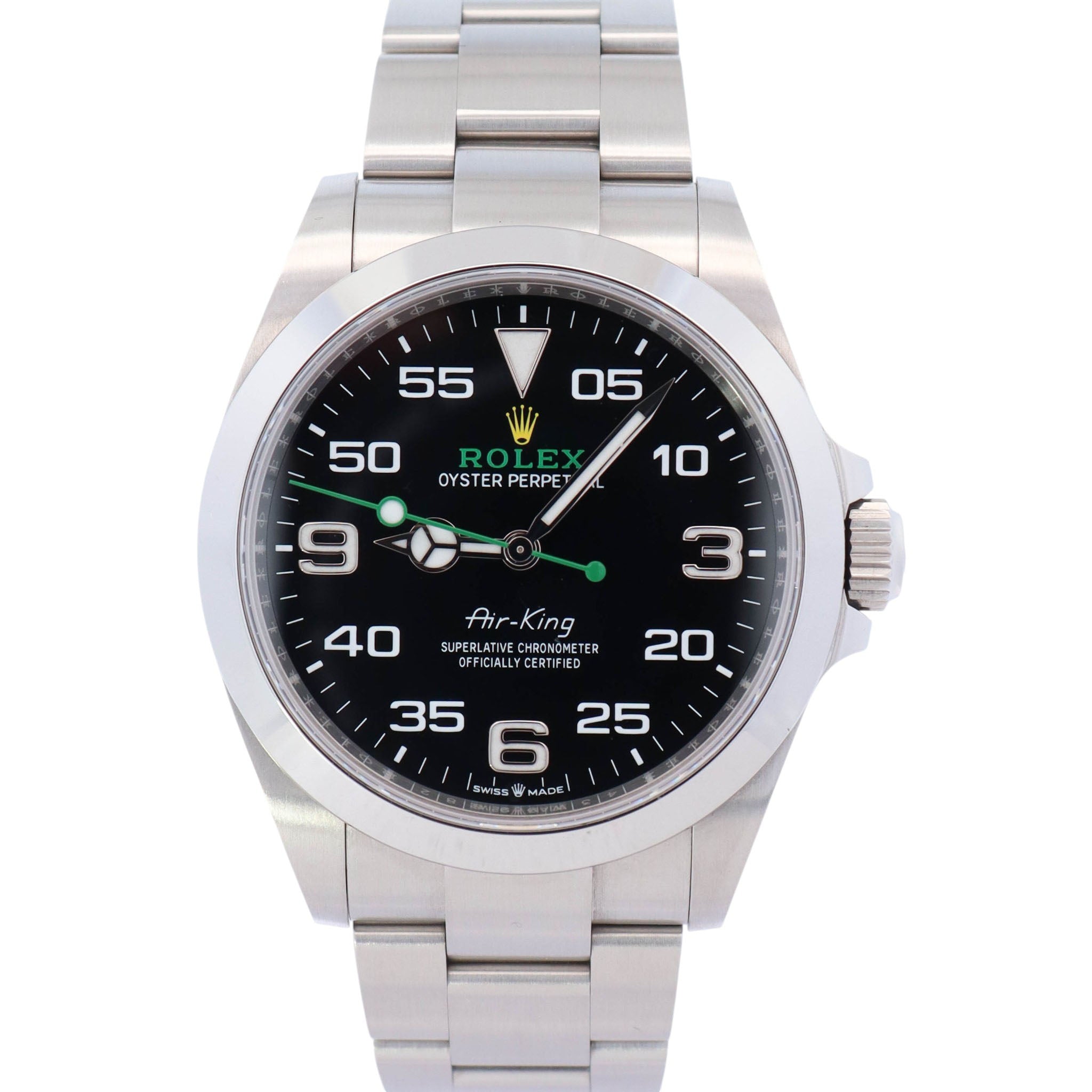 Rolex Air-King 40mm Black Dial Watch Ref# 126900 – Happy Jewelers