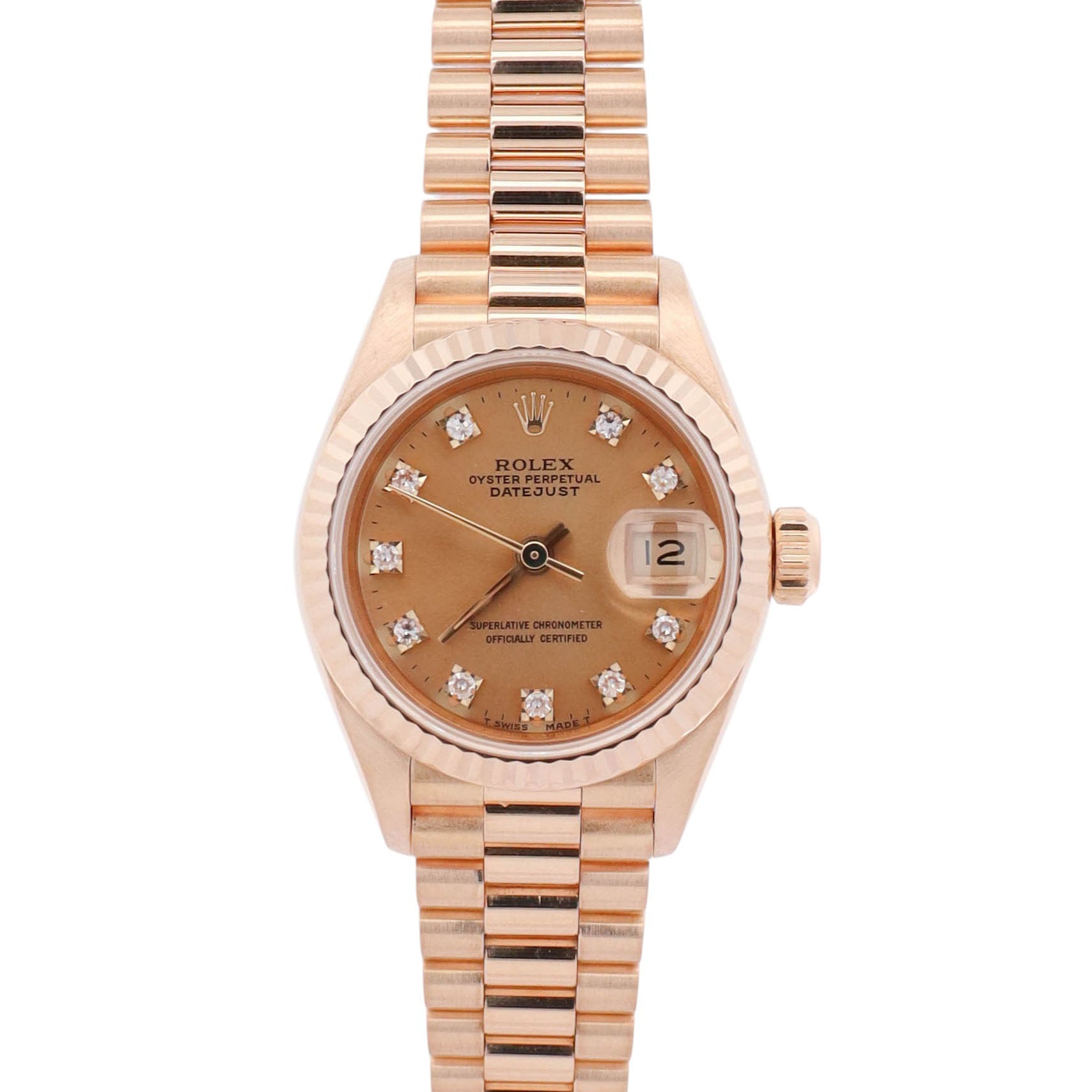 Rolex Datejust 26mm Champagne Dial Watch Ref# 69178 - Happy Jewelers Fine Jewelry Lifetime Warranty