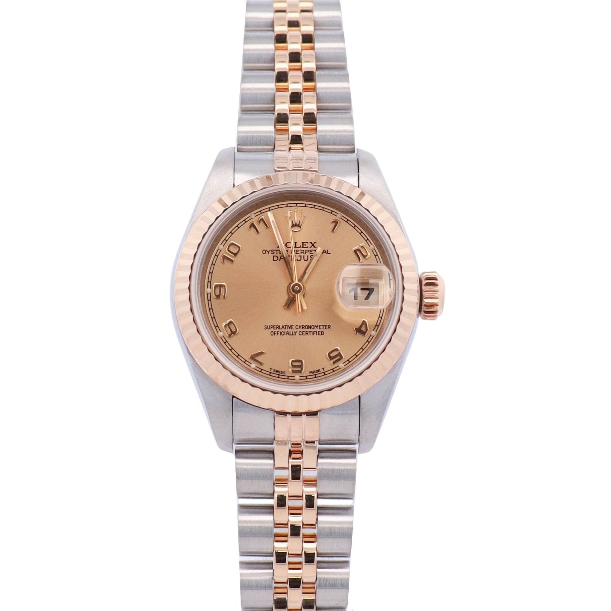 Rolex Datejust 26mm Champagne Dial Watch Ref# 69173 – Happy 
