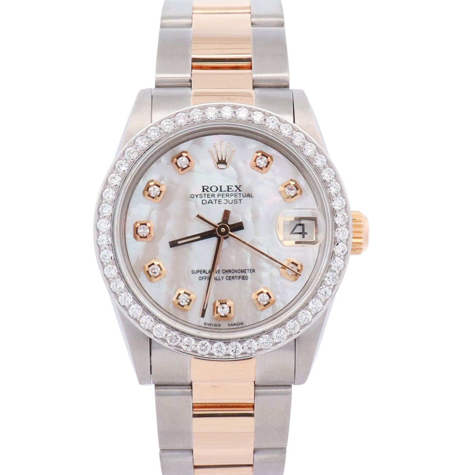 Rolex Datejust 31mm MOP Dial Watch Ref# 68273