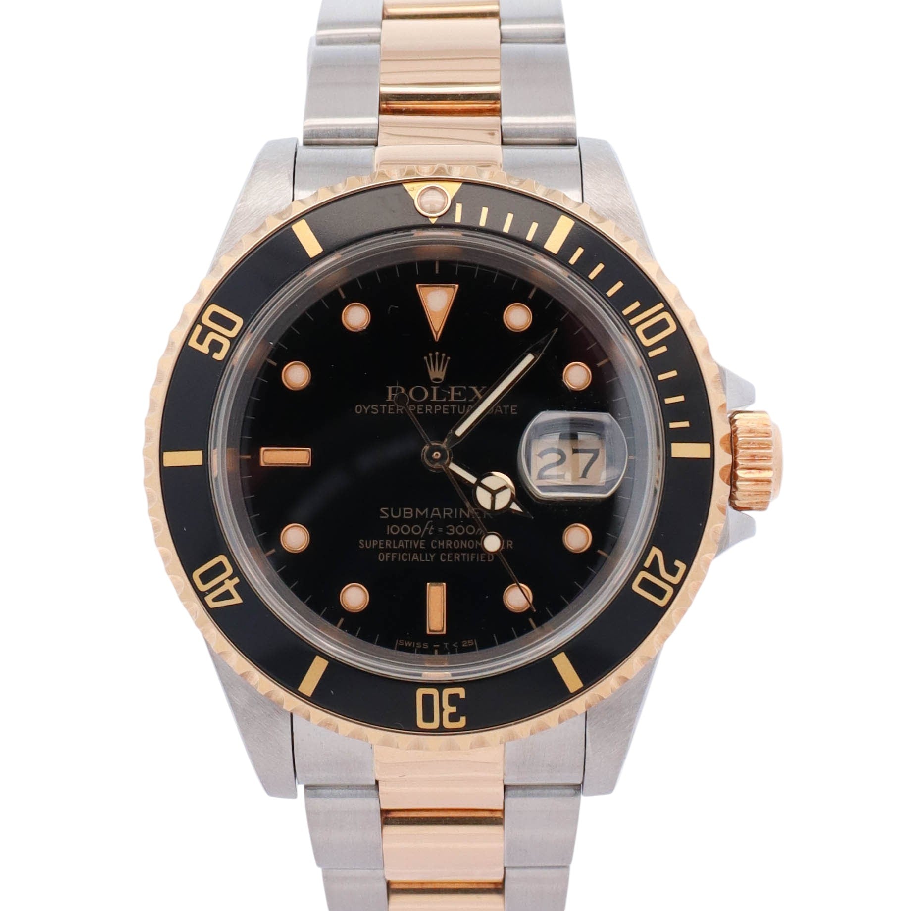 Rolex Submariner 40mm Black Dial Watch Ref# 16613 - Happy Jewelers Fine Jewelry Lifetime Warranty