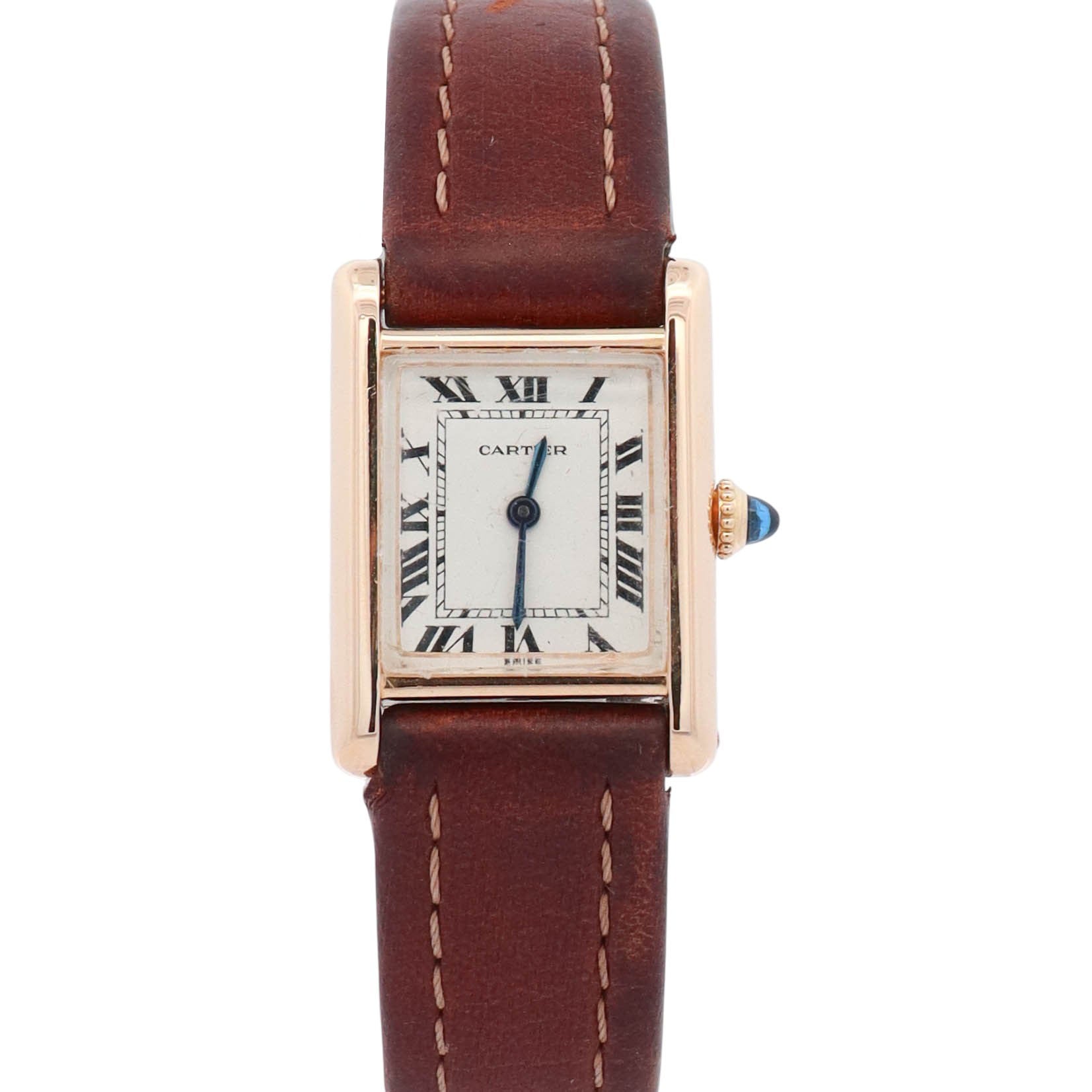 Cartier Tank Small 27mm White Dial Watch Ref# TANK - Happy Jewelers Fine Jewelry Lifetime Warranty