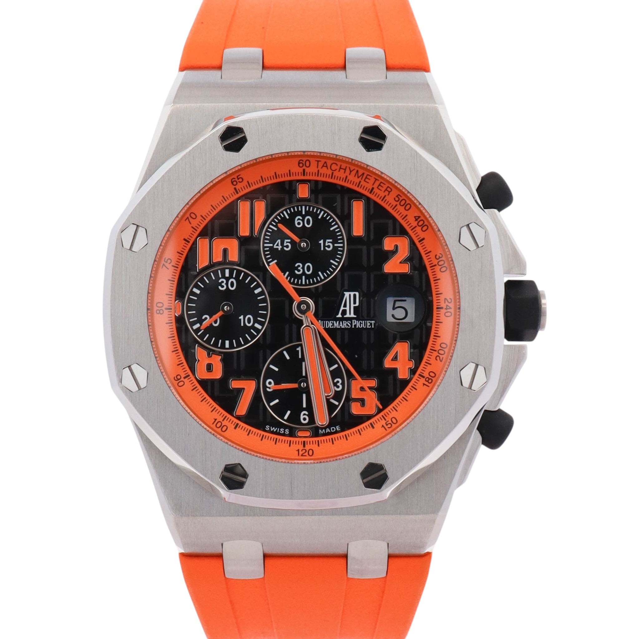 Audemars Piguet Royal Oak 42mm Black Dial Watch Ref# 26170ST.OO.D101CR.01 - Happy Jewelers Fine Jewelry Lifetime Warranty