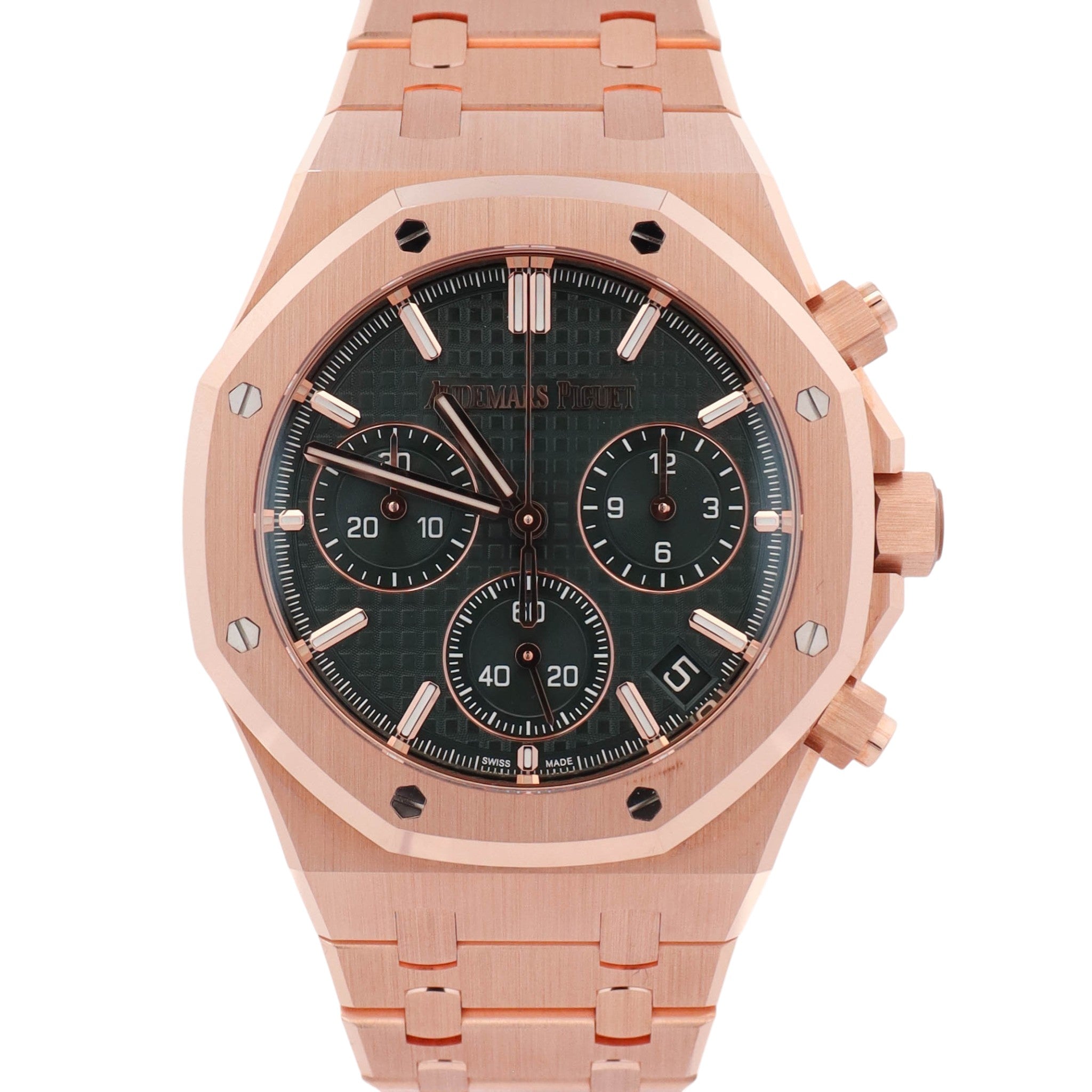 Audemars Piguet Royal Oak 41mm Green Dial Watch Ref# 26240OR.OO.1320OR.08 - Happy Jewelers Fine Jewelry Lifetime Warranty