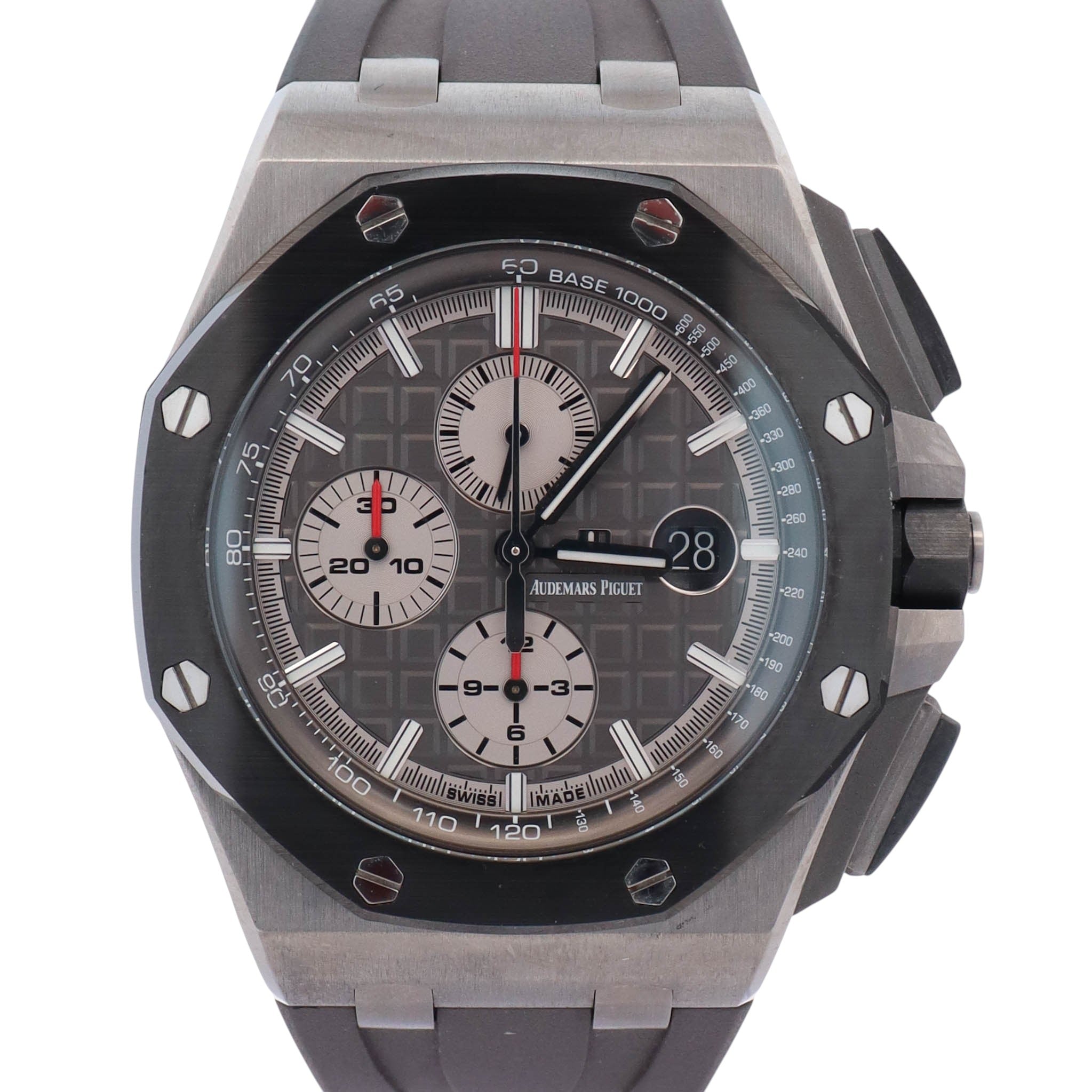Audemars Piguet Royal Oak 44mm Grey Dial Watch Ref# 26400IO.OOA004CA.01.A - Happy Jewelers Fine Jewelry Lifetime Warranty