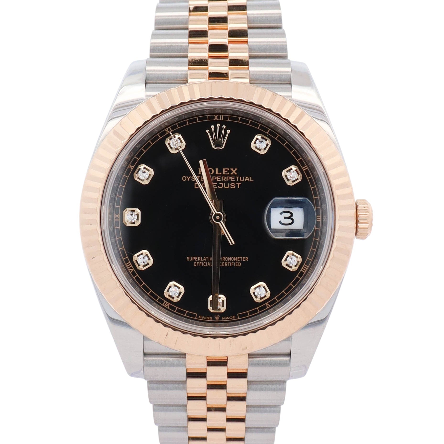 Rolex Datejust 41mm Black Dial Watch Ref# 126333 - Happy Jewelers Fine Jewelry Lifetime Warranty