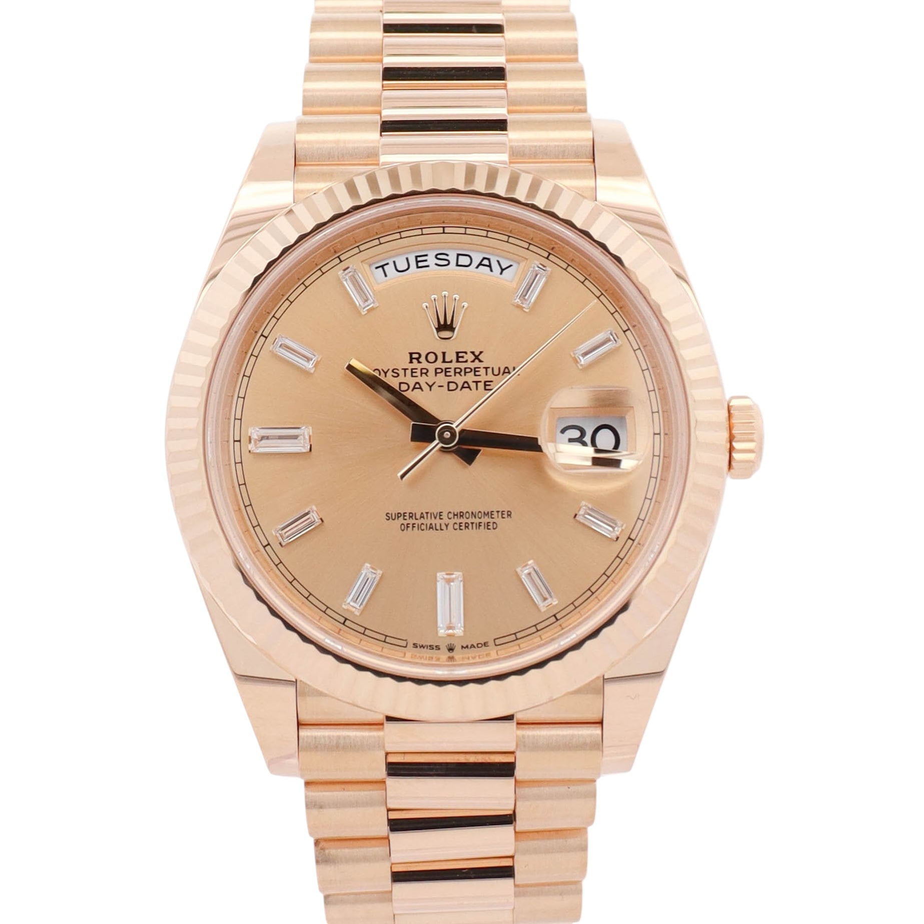 Rolex Day-Date 40mm Champagne Dial Watch Ref# 228238