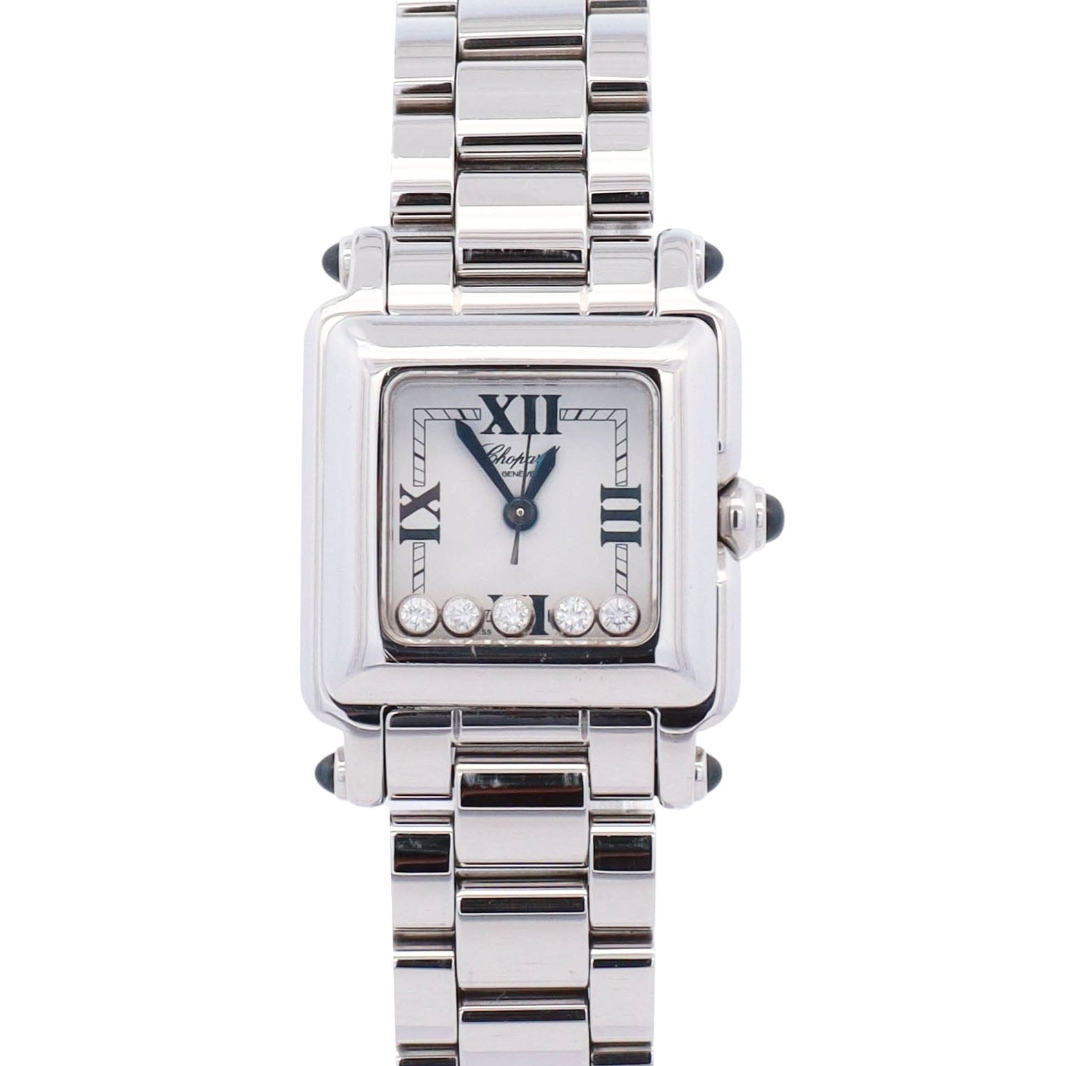 Chopard Happy Sport 27mm White Dial Watch Ref# 27/8349-23 - Happy Jewelers Fine Jewelry Lifetime Warranty