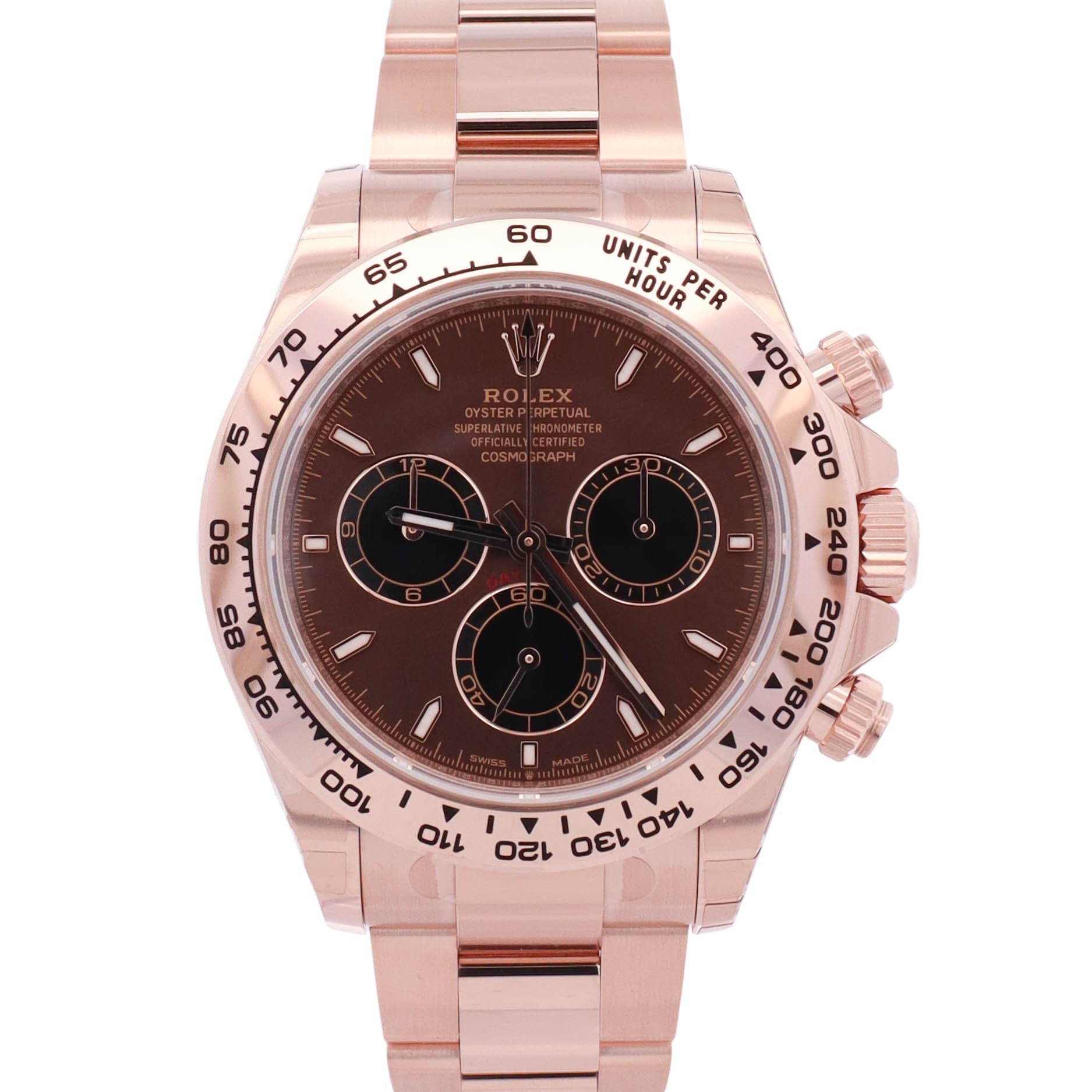 Rolex Daytona 40mm Chocolate Dial Watch Ref# 126505 – Happy Jewelers