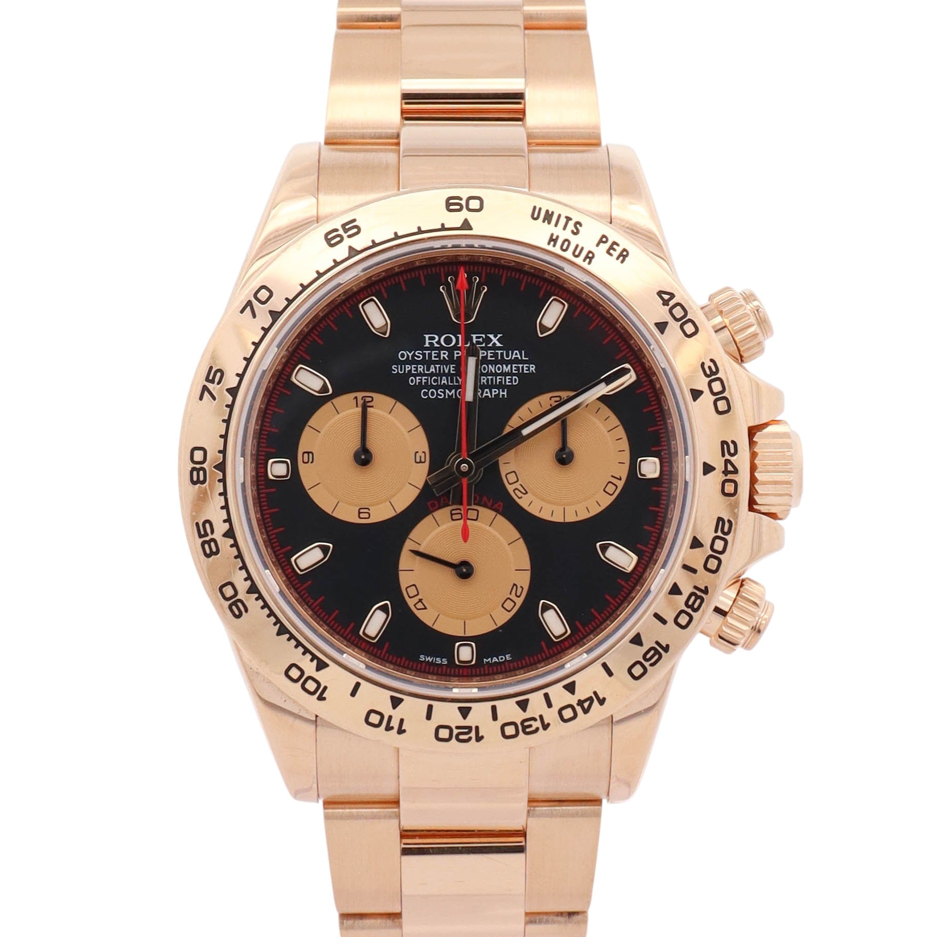 Rolex Daytona 40mm Black Dial Watch Ref# 116508 - Happy Jewelers Fine Jewelry Lifetime Warranty