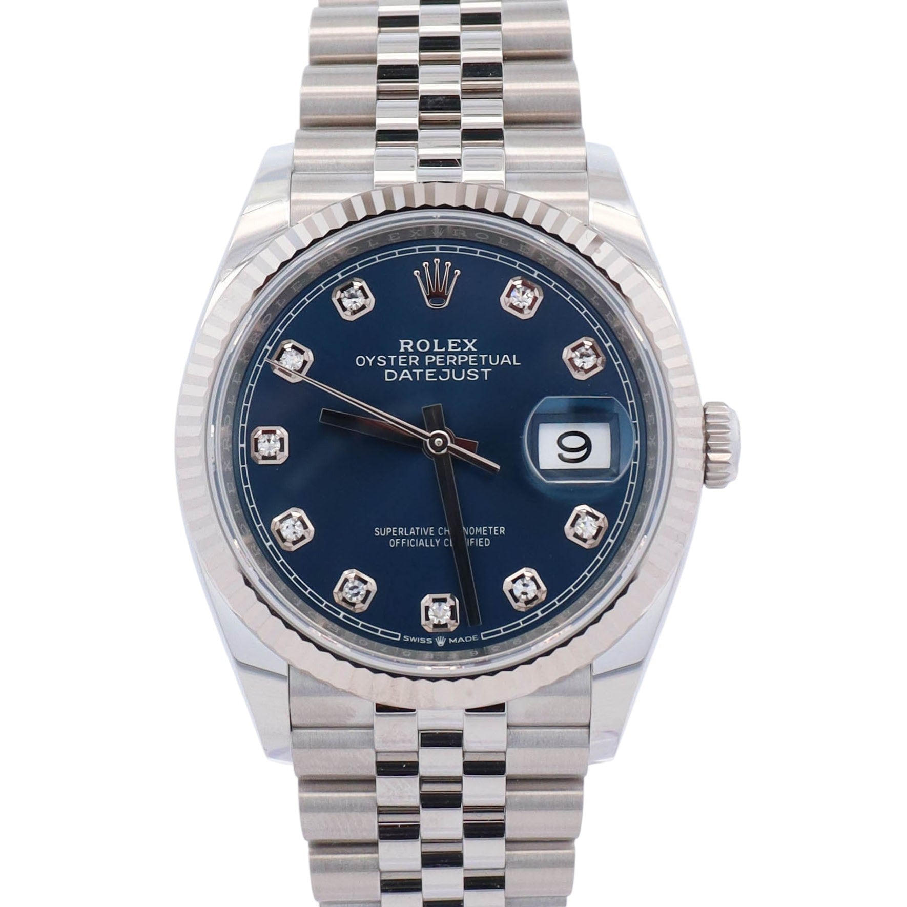 Rolex Datejust 36mm Blue Dial Watch Ref# 126234 - Happy Jewelers Fine Jewelry Lifetime Warranty