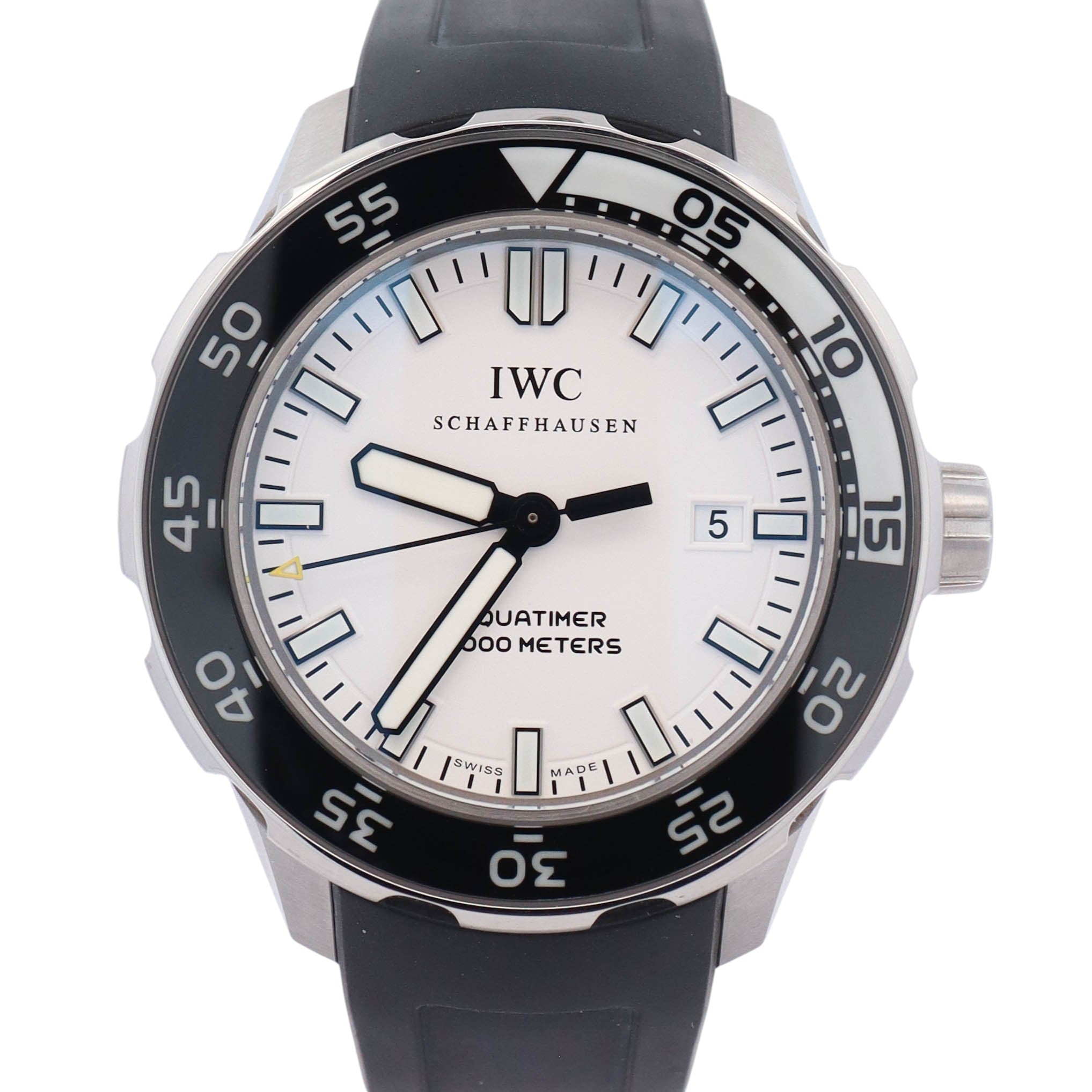 IWC Aquatimer 44mm White Dial Watch Ref# IW356805 - Happy Jewelers Fine Jewelry Lifetime Warranty