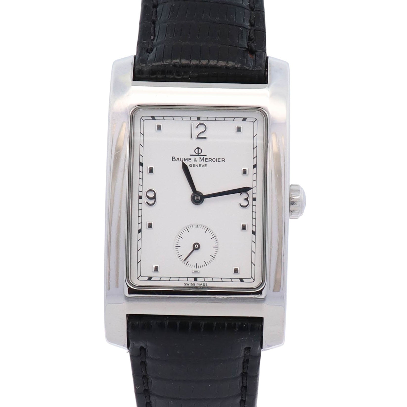 Baume & Mercier Hampton 25mm Stainless Steel White Dial Watch Ref# MV045063 - Happy Jewelers Fine Jewelry Lifetime Warranty