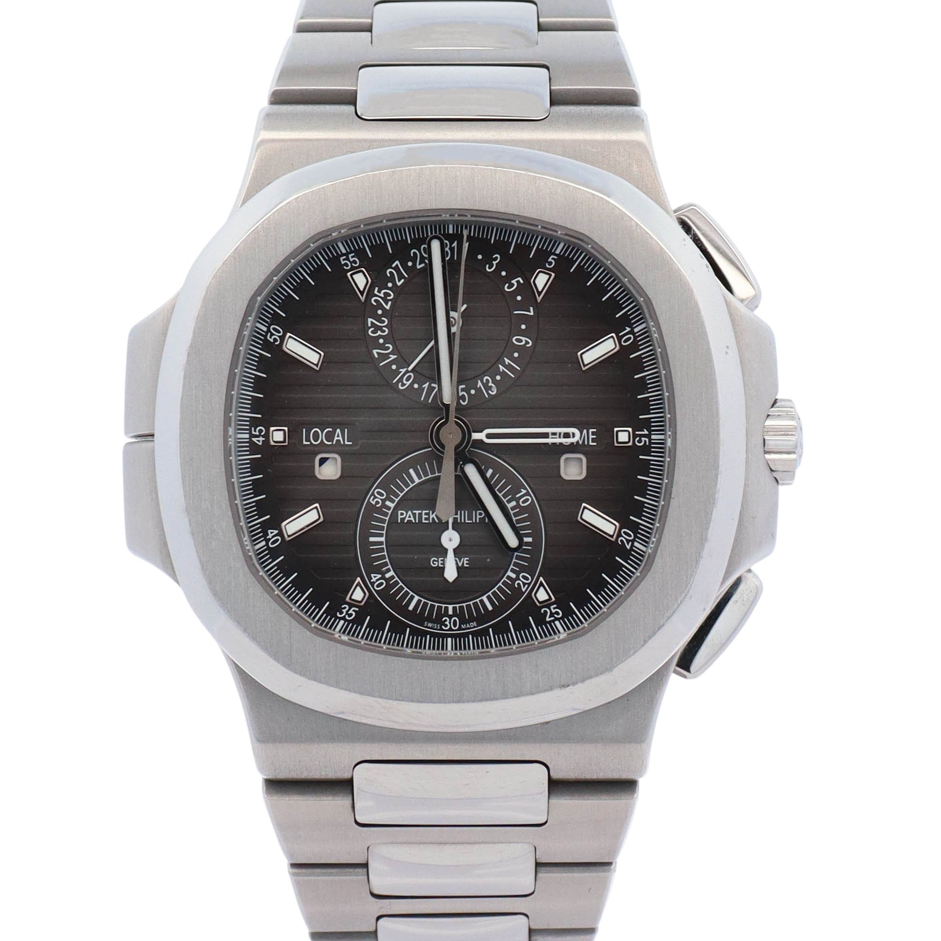 Patek Philippe Nautilus 40.5mm Grey Dial Watch Ref# 5990/1A-001 - Happy Jewelers Fine Jewelry Lifetime Warranty