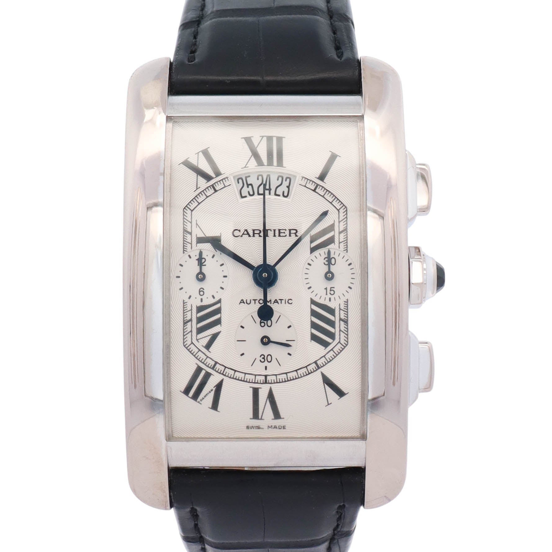 Cartier Tank Americaine 32mm Ivory Dial Watch Ref# W2610651 - Happy Jewelers Fine Jewelry Lifetime Warranty