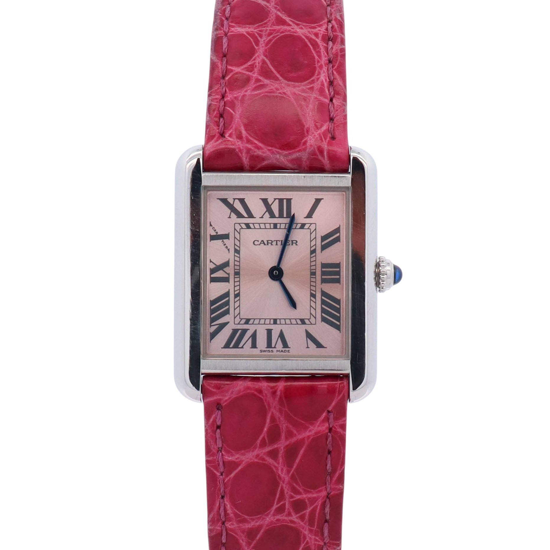 Cartier Tank 31mm Pink Dial Watch Ref# W5200000