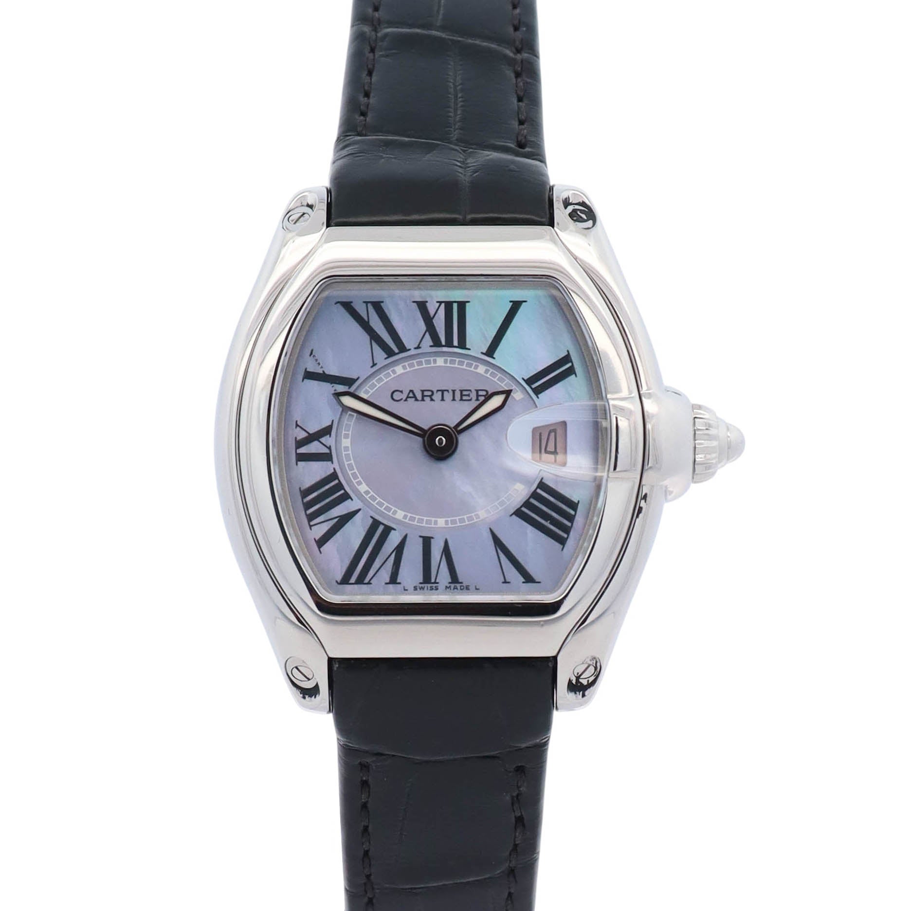カルティエ 中古)CARTIER カルティエ トーチュ XL ラージデイト＆スモールセコンド