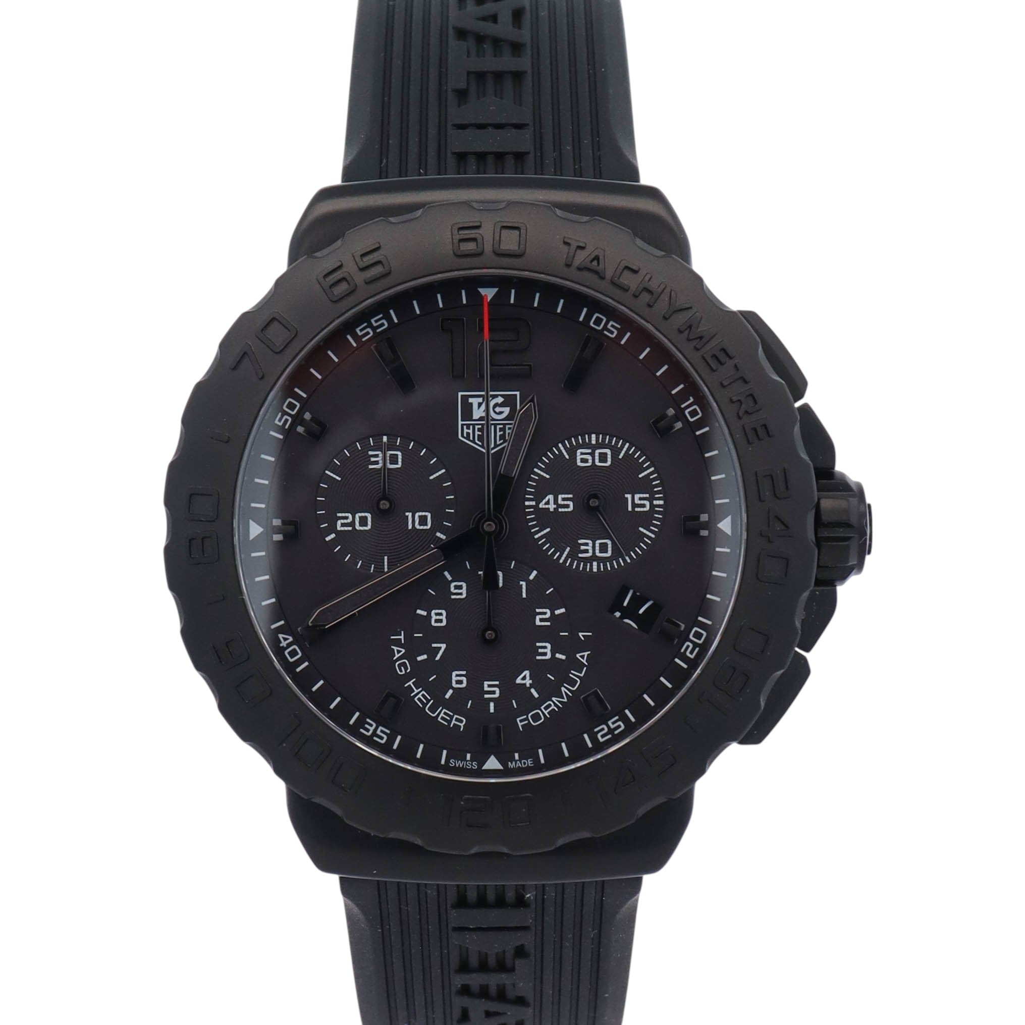 Tag Heuer Formula One 42mm Black Dial Watch Ref# CAU1114.FT6024 - Happy Jewelers Fine Jewelry Lifetime Warranty