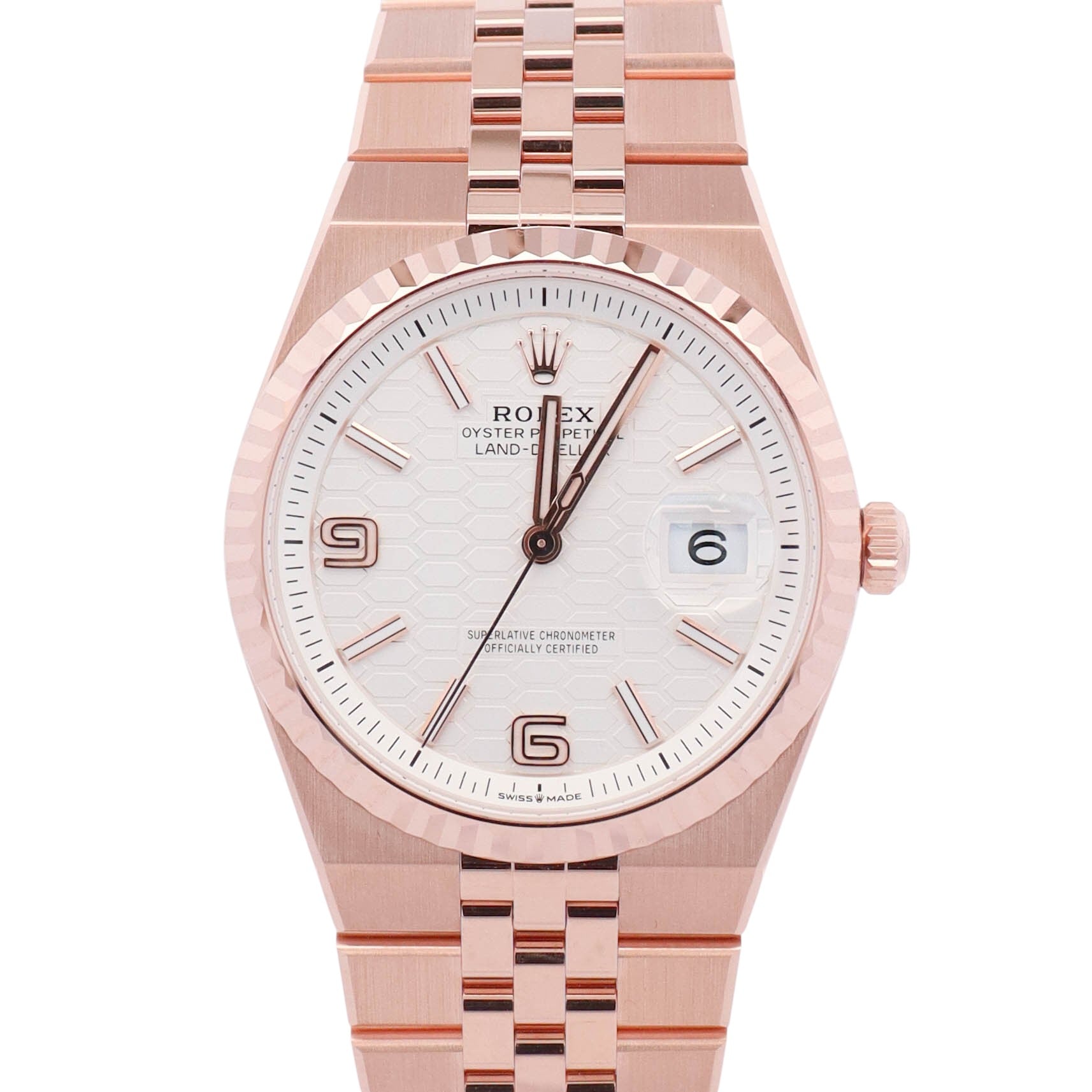 Rolex Land-Dweller 36mm White Dial Watch Ref# 127235 - Happy Jewelers Fine Jewelry Lifetime Warranty