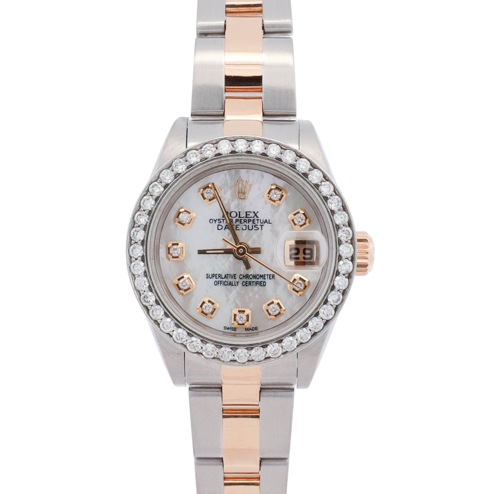 Rolex Datejust 26mm MOP Dial Watch Ref# 79163 - Happy Jewelers Fine Jewelry Lifetime Warranty