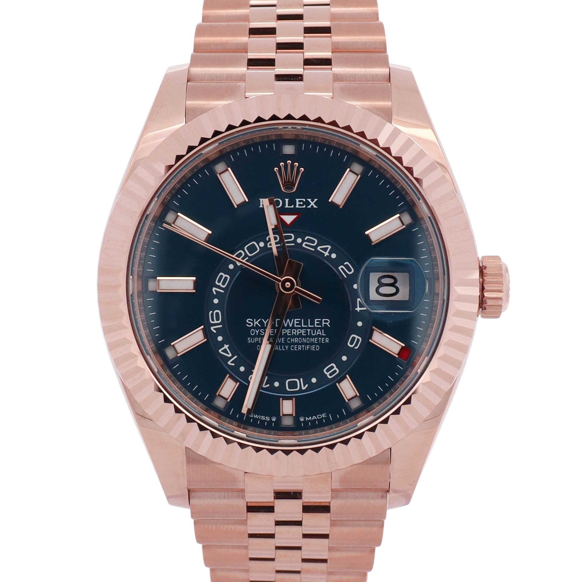 Rolex Sky-Dweller 42mm Blue Dial Watch Ref # 336935 - Happy Jewelers Fine Jewelry Lifetime Warranty