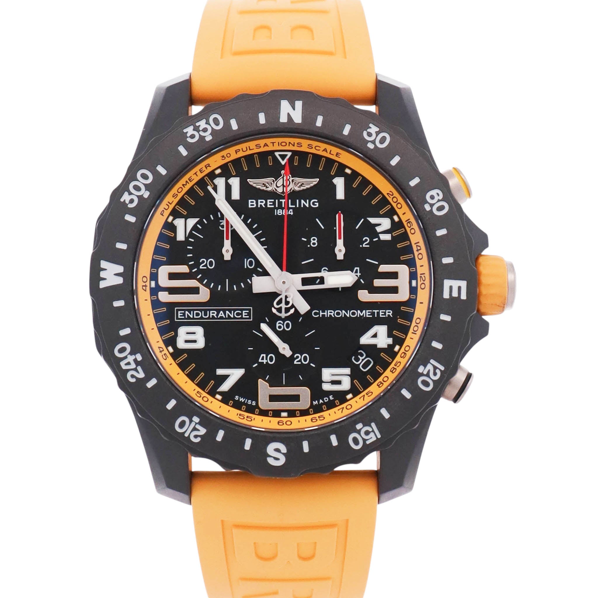 Breitling Endurance Pro 44mm Black Dial Watch Ref # X82310A41B1S1