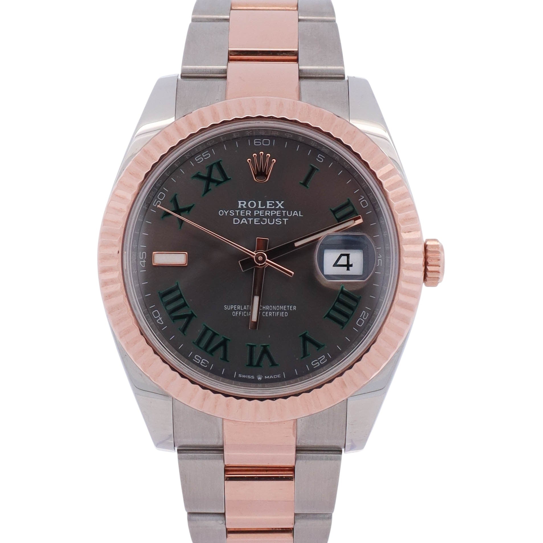 Rolex Datejust 41mm Wimbledon Dial Watch Ref# 126331 - Happy Jewelers Fine Jewelry Lifetime Warranty