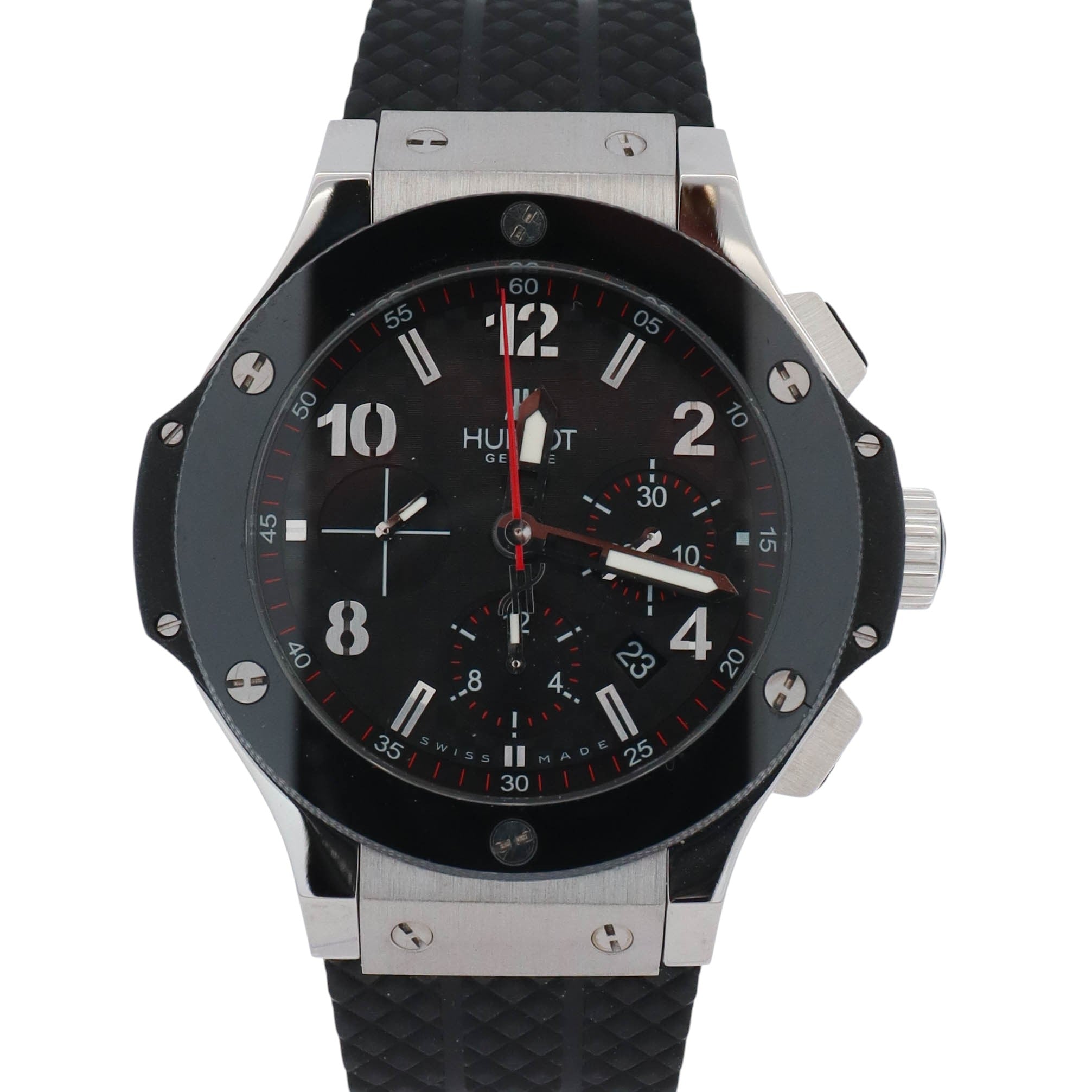 Hublot Big Bang 44mm Black Carbon Dial Watch Ref# 301.SB.131.RX - Happy Jewelers Fine Jewelry Lifetime Warranty