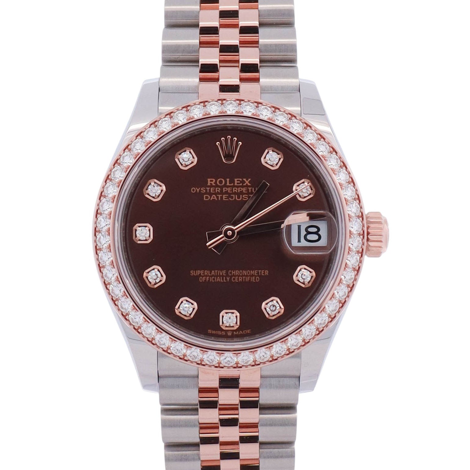 Rolex Datejust 31mm Brown Dial Watch Ref# 278381RBR - Happy Jewelers Fine Jewelry Lifetime Warranty