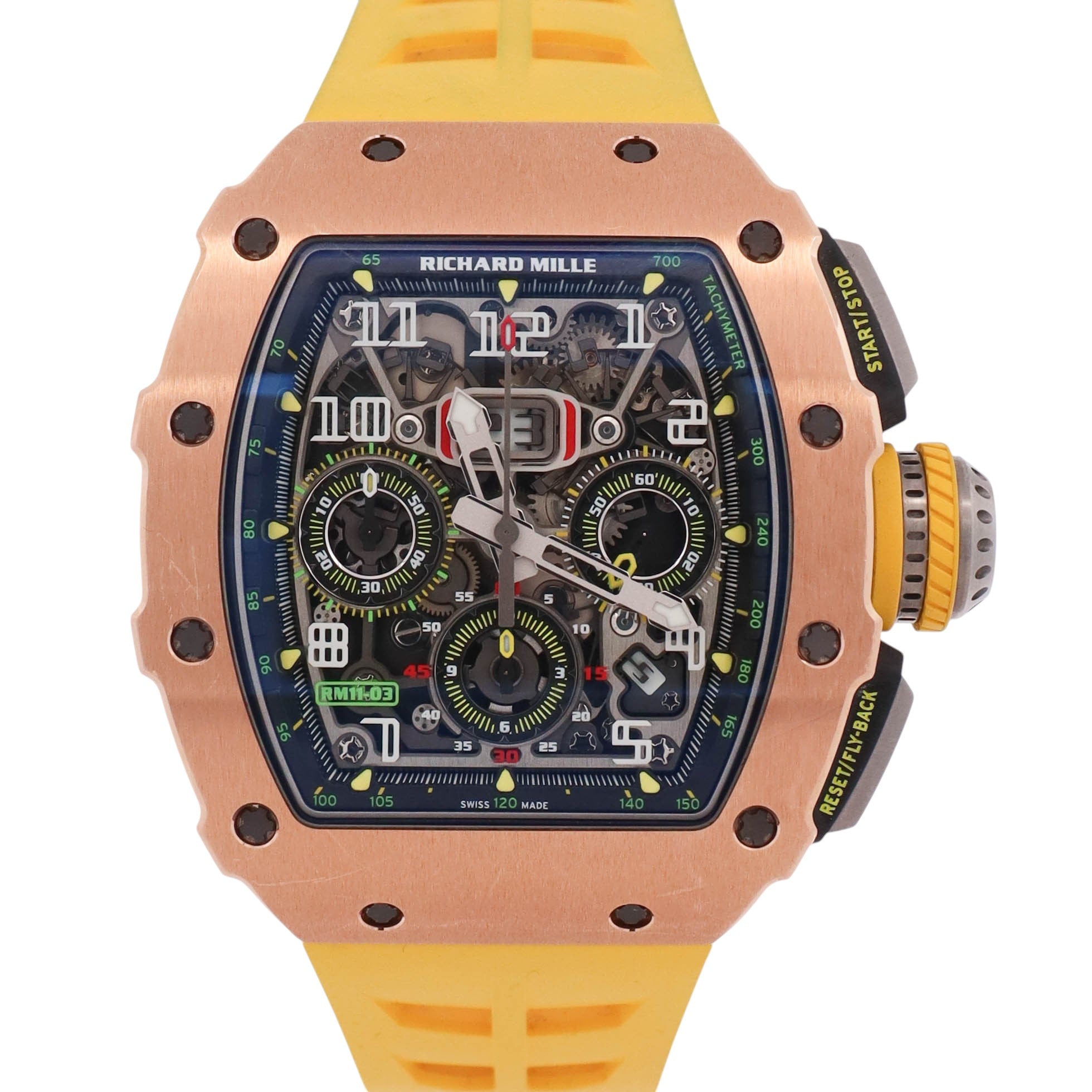 Richard Mille RM11-03 RG 45.50mm x 49.94mm Skeleton Dial Watch Ref# RM11-03 RG