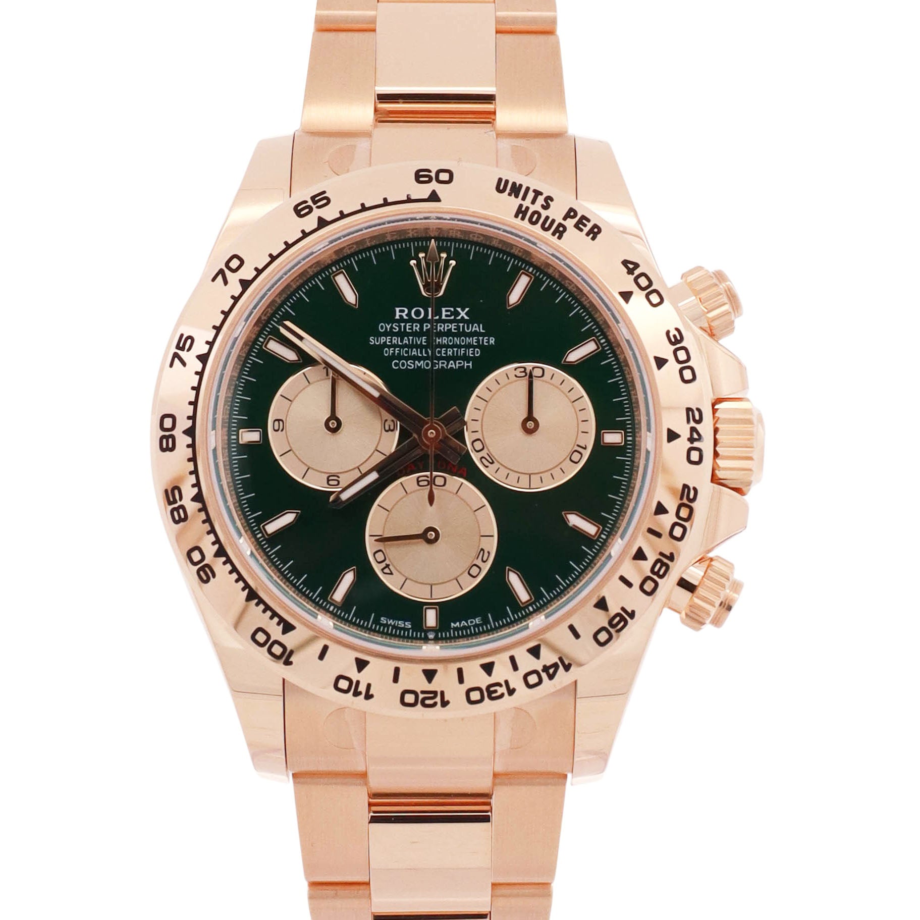 Rolex Daytona 40mm Green Dial Watch Ref# 126508