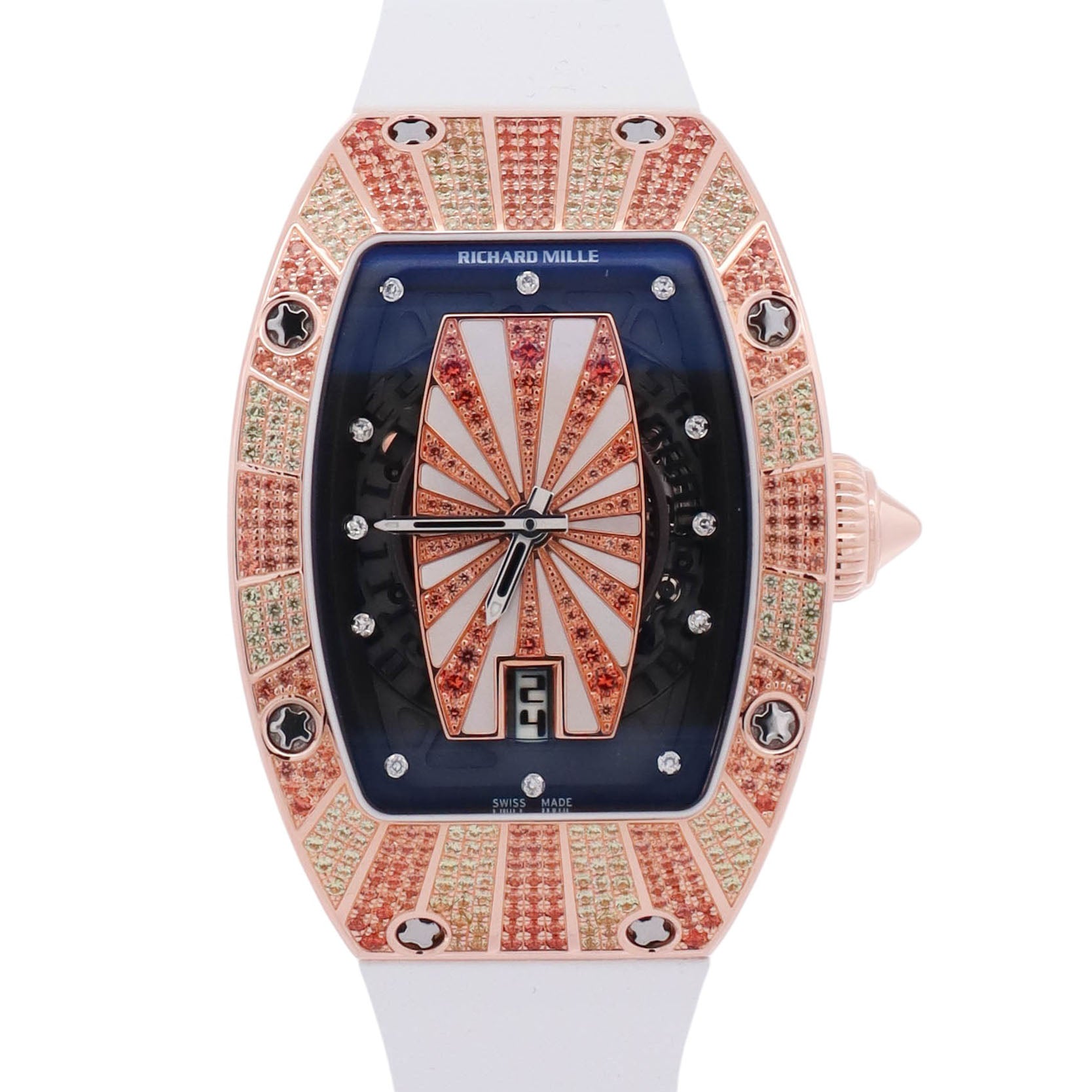 Richard Mille RM007 Ladies 45x31mm Skeleton Dial Watch Ref# RM007