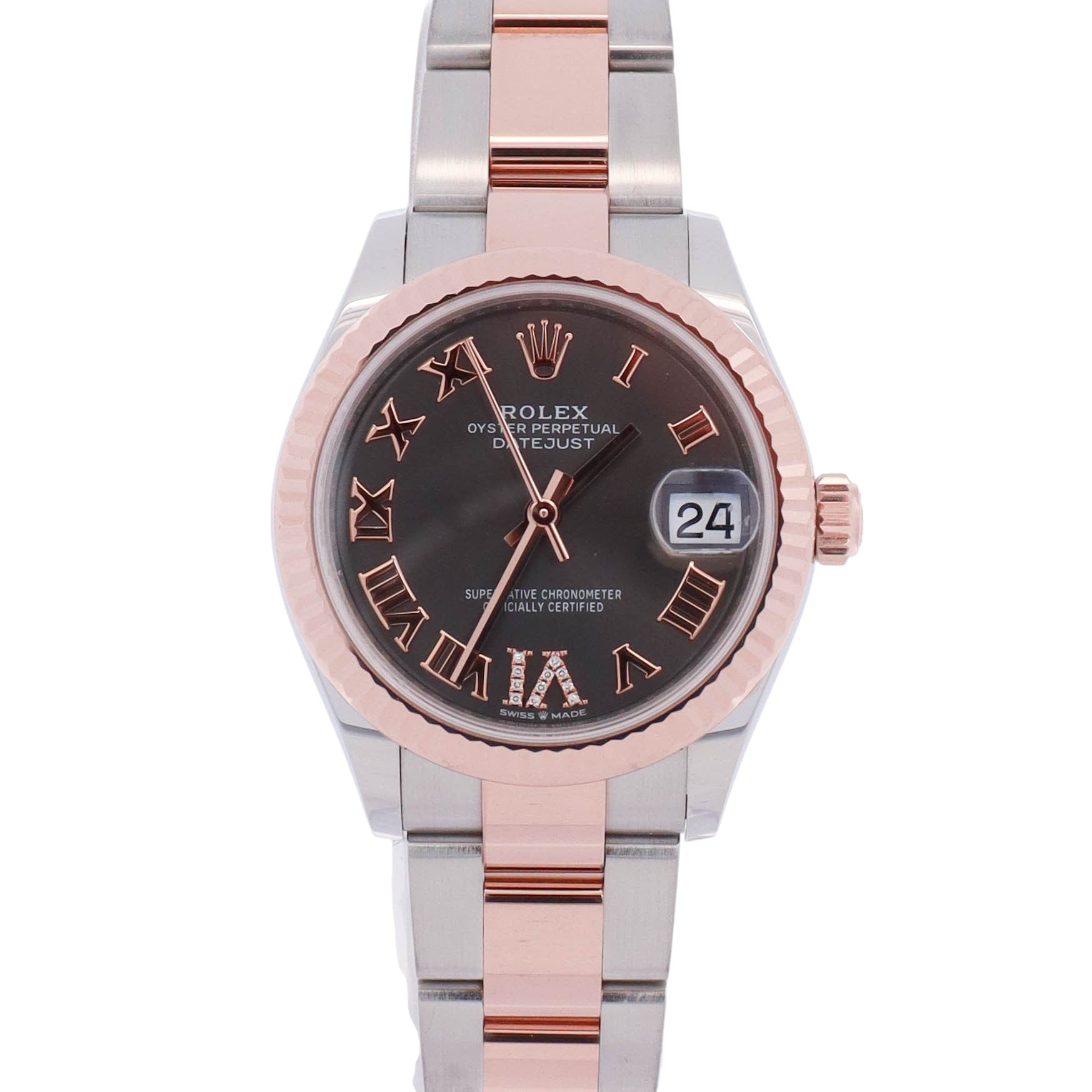Rolex Datejust 31mm Rhodium Dial Watch Ref# 278271