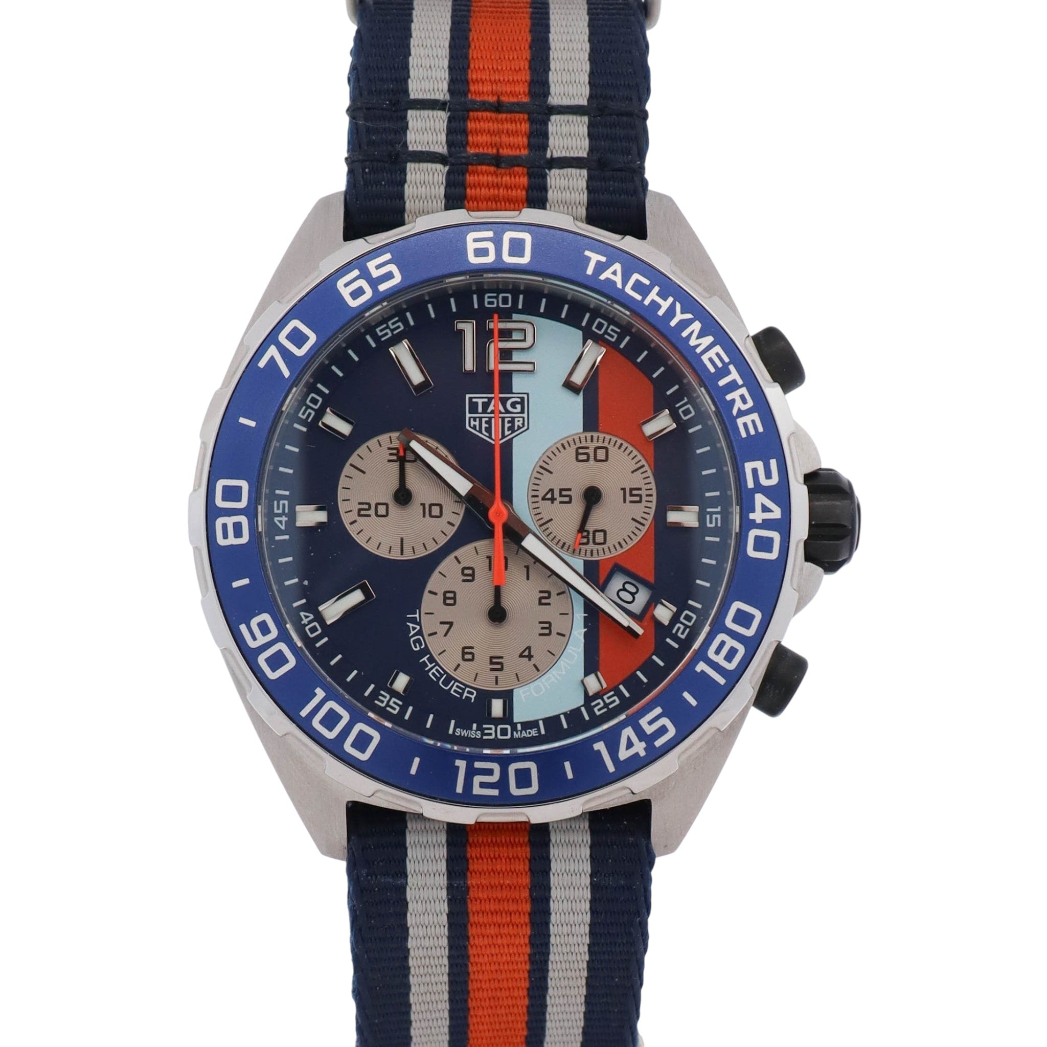 Tag Heuer Formula 1 43mm Blue Dial Watch Ref# CAZ1014.FC8196