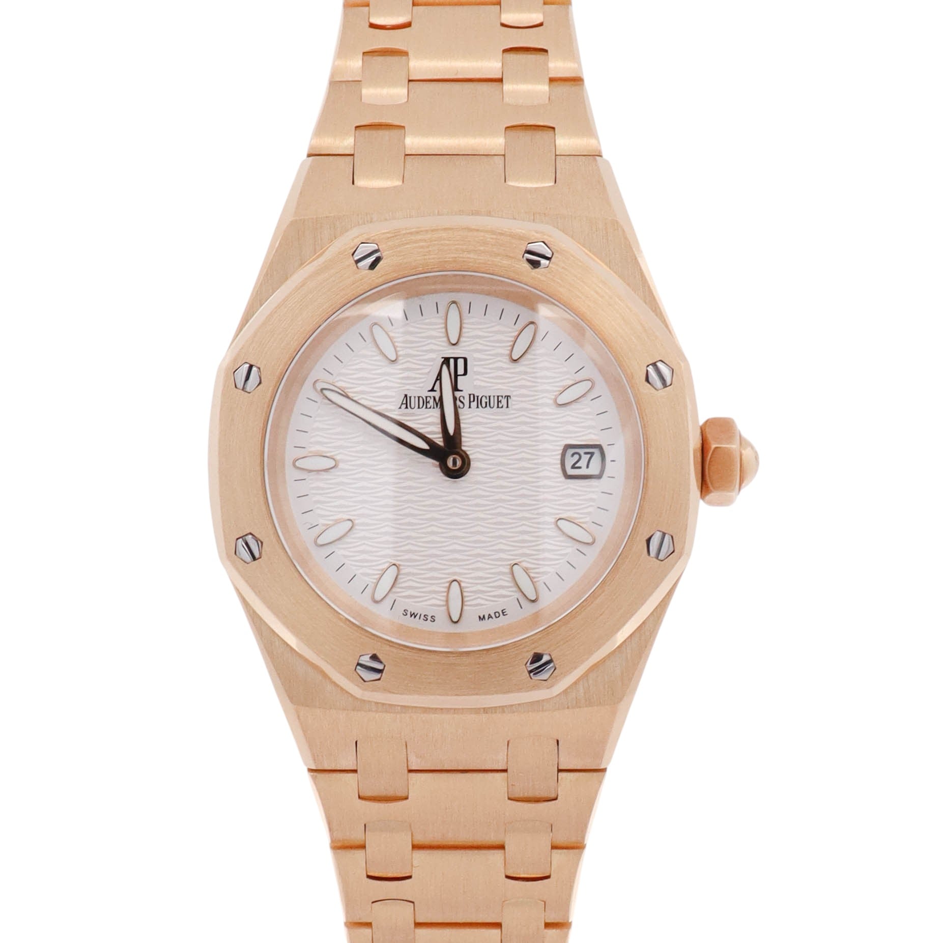 Audemars Piguet Royal Oak 33mm White Dial Watch Ref# 67600BA.OO.D090CR.01