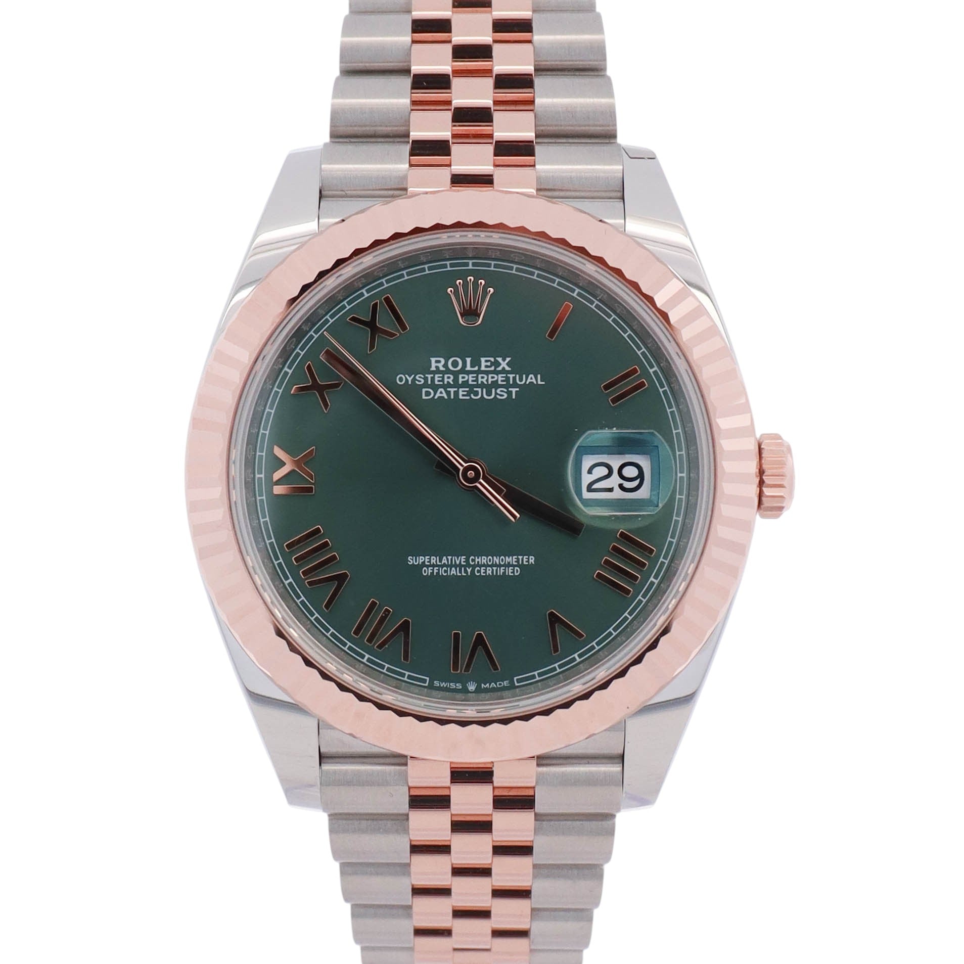 Rolex Datejust 41mm Olive Dial Watch Ref# 126331
