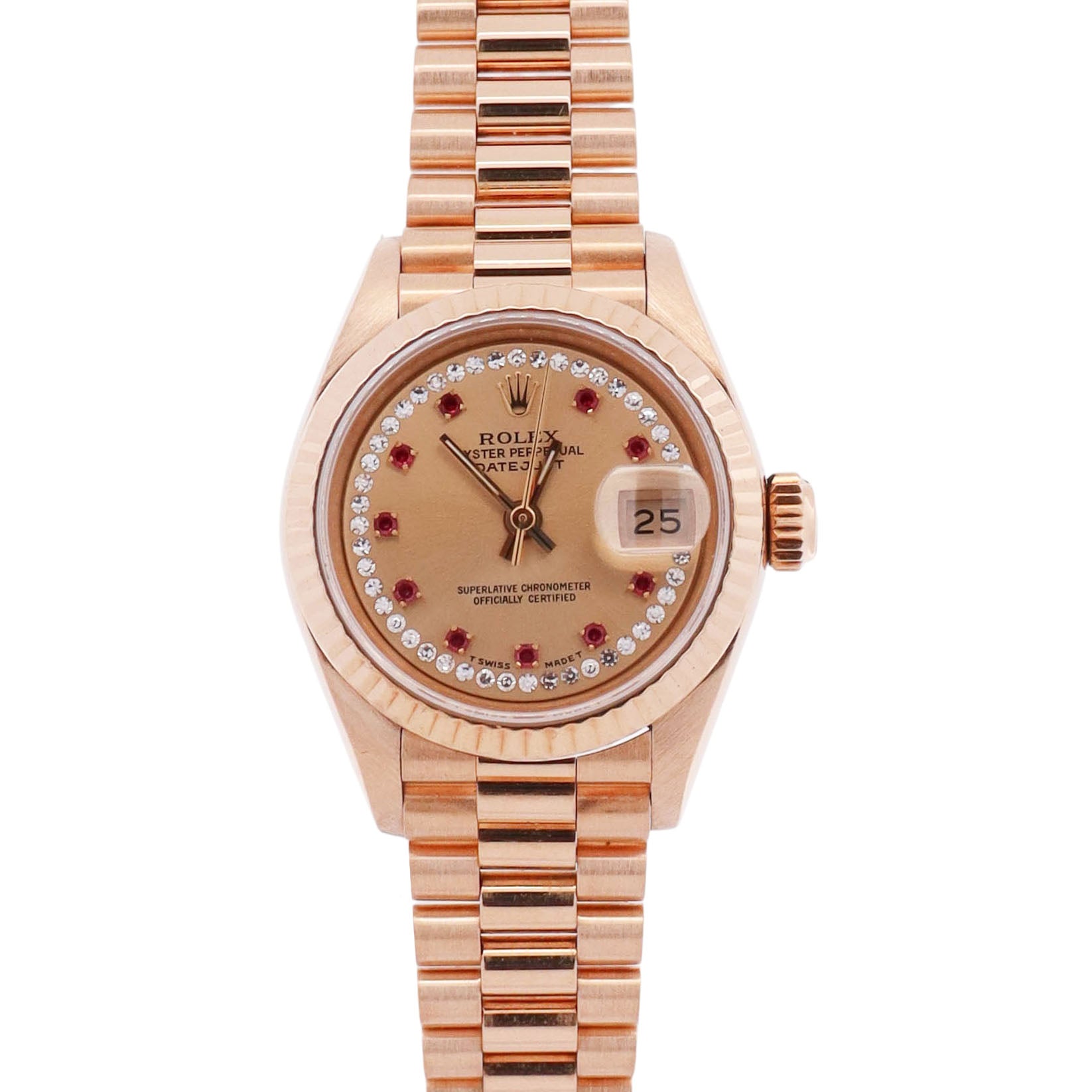 Rolex Datejust 26mm Champagne Dial Watch Ref# 69178