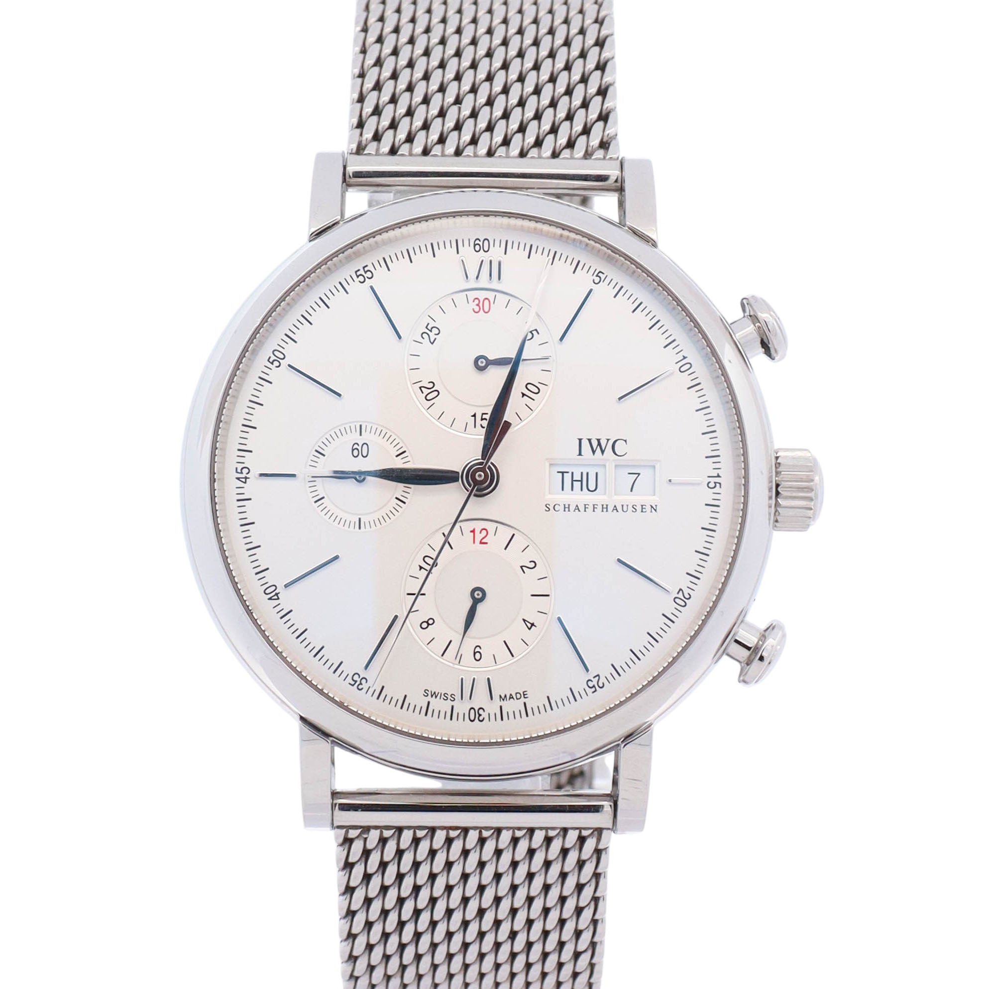 IWC Portofino 42mm Silver Dial Watch Ref# IW391009