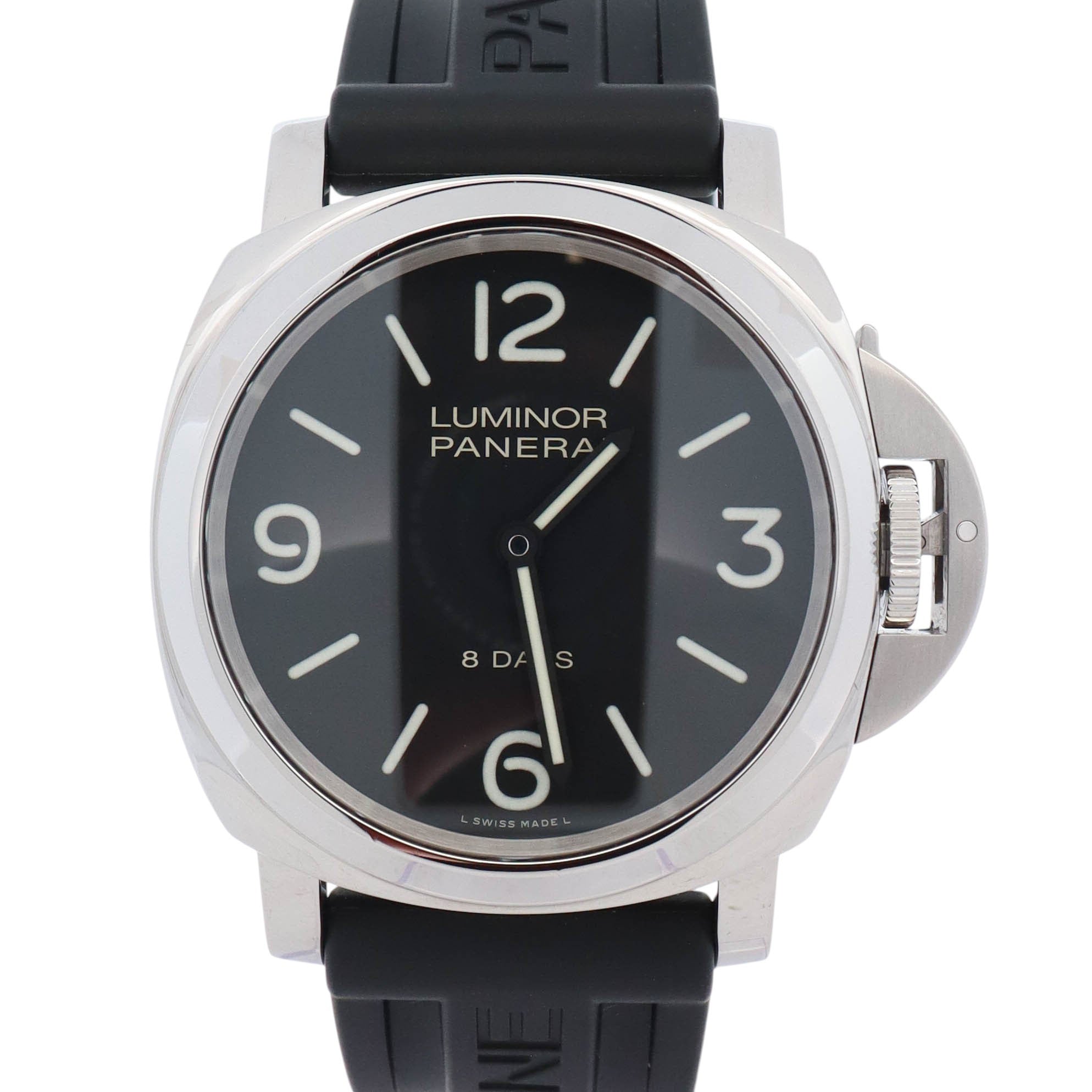 Panerai Luminor 44mm Black Dial Watch Ref# PAM00560