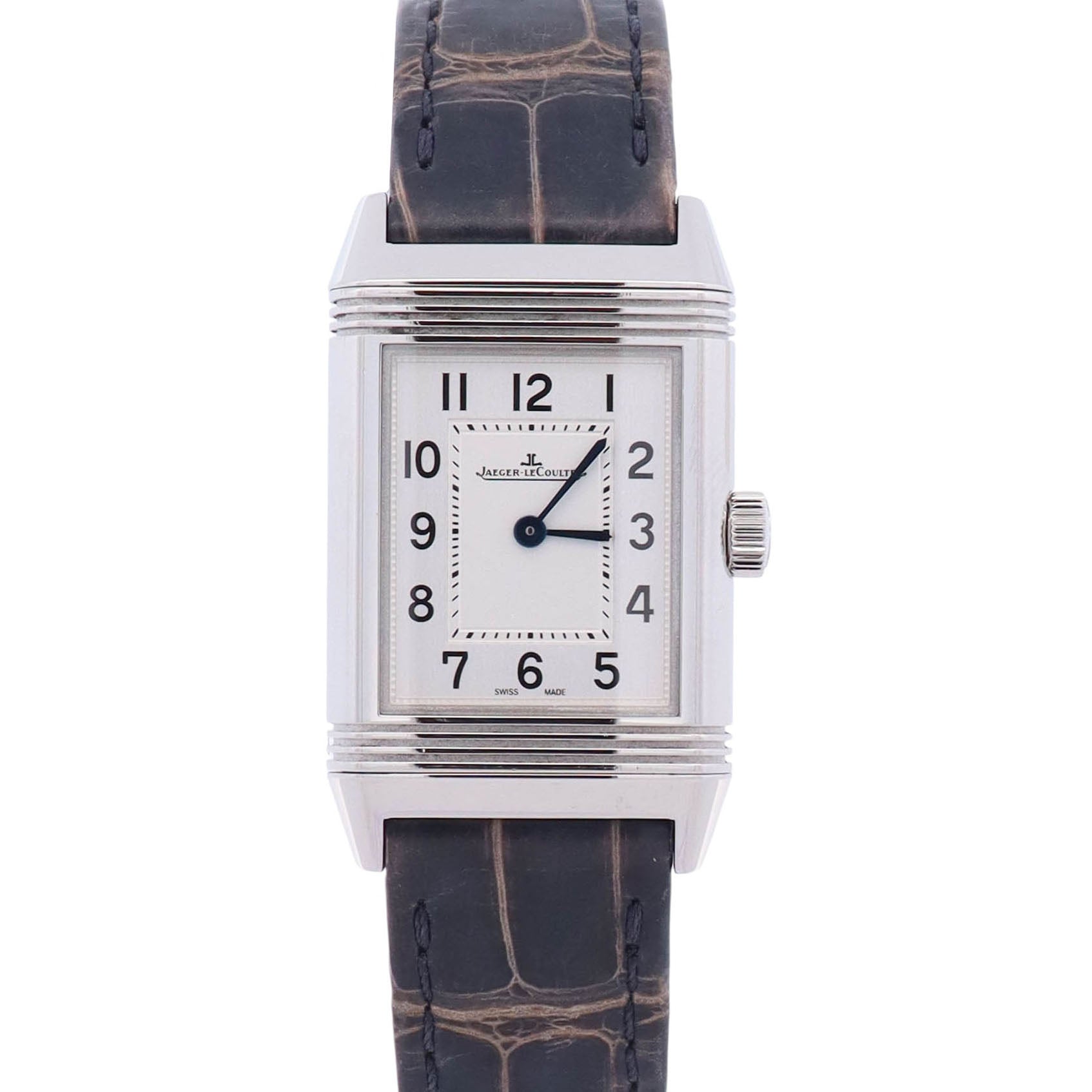 Jaeger-LeCoultre Reverso 33.2mm Silver Dial Watch Ref# Q2618540