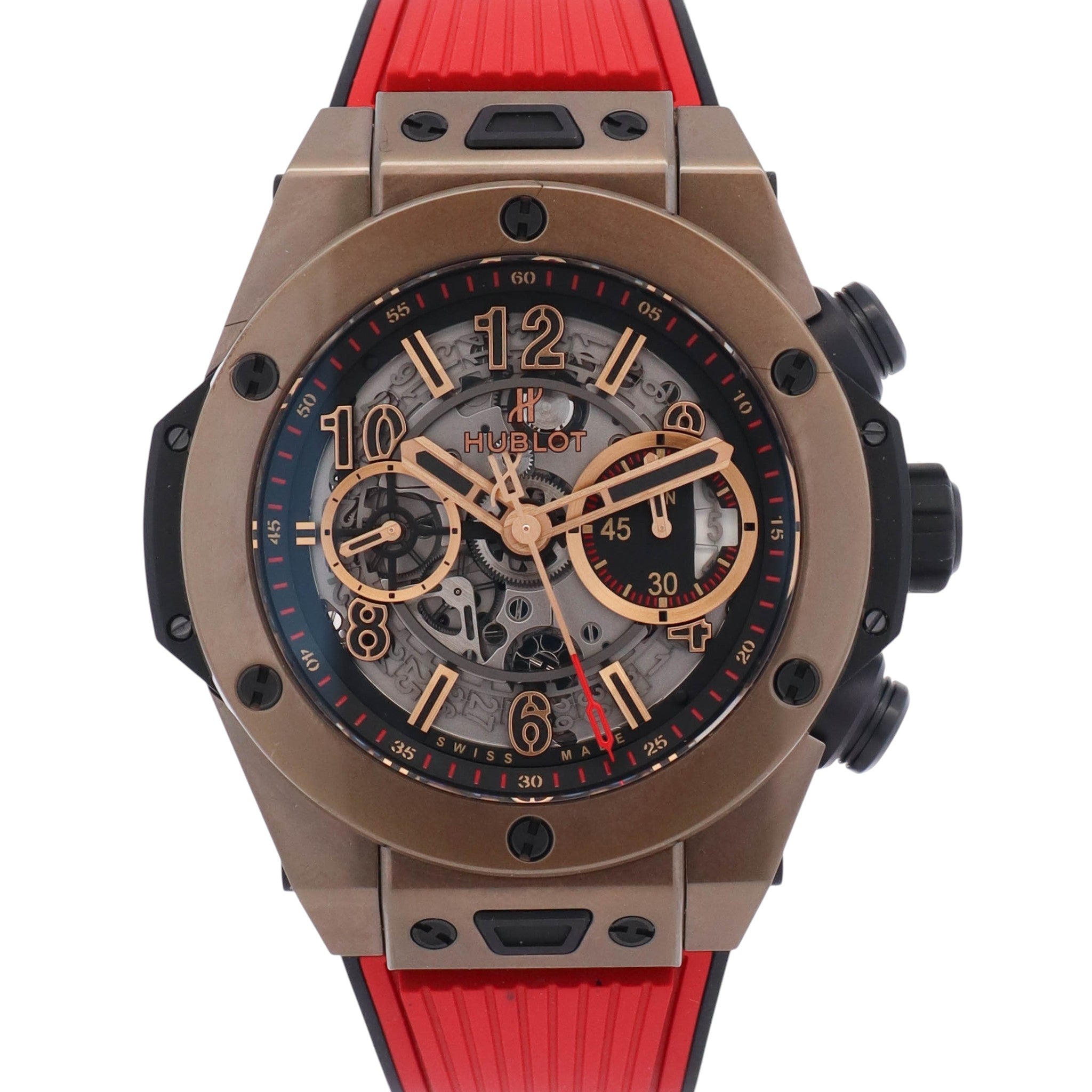 Hublot Big Bang 42mm Skeleton Dial Watch Ref# 411.MX.1138.RX