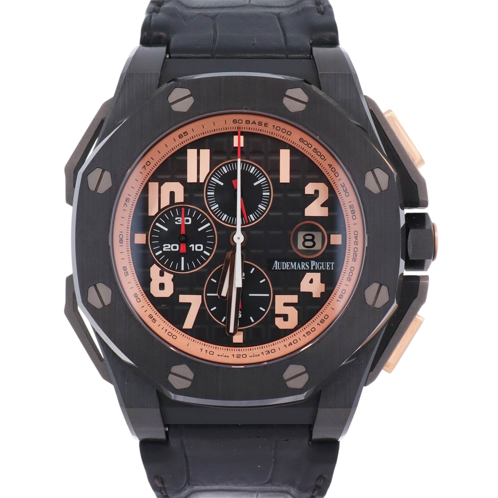 Audemars Piguet Royal Oak Offshore Arnold Schwarzeneggar "The Legacy" Limited Edition 48mm Black & Bronze Chronograph Dial Watch Ref: 2637810.00.A001KE.01