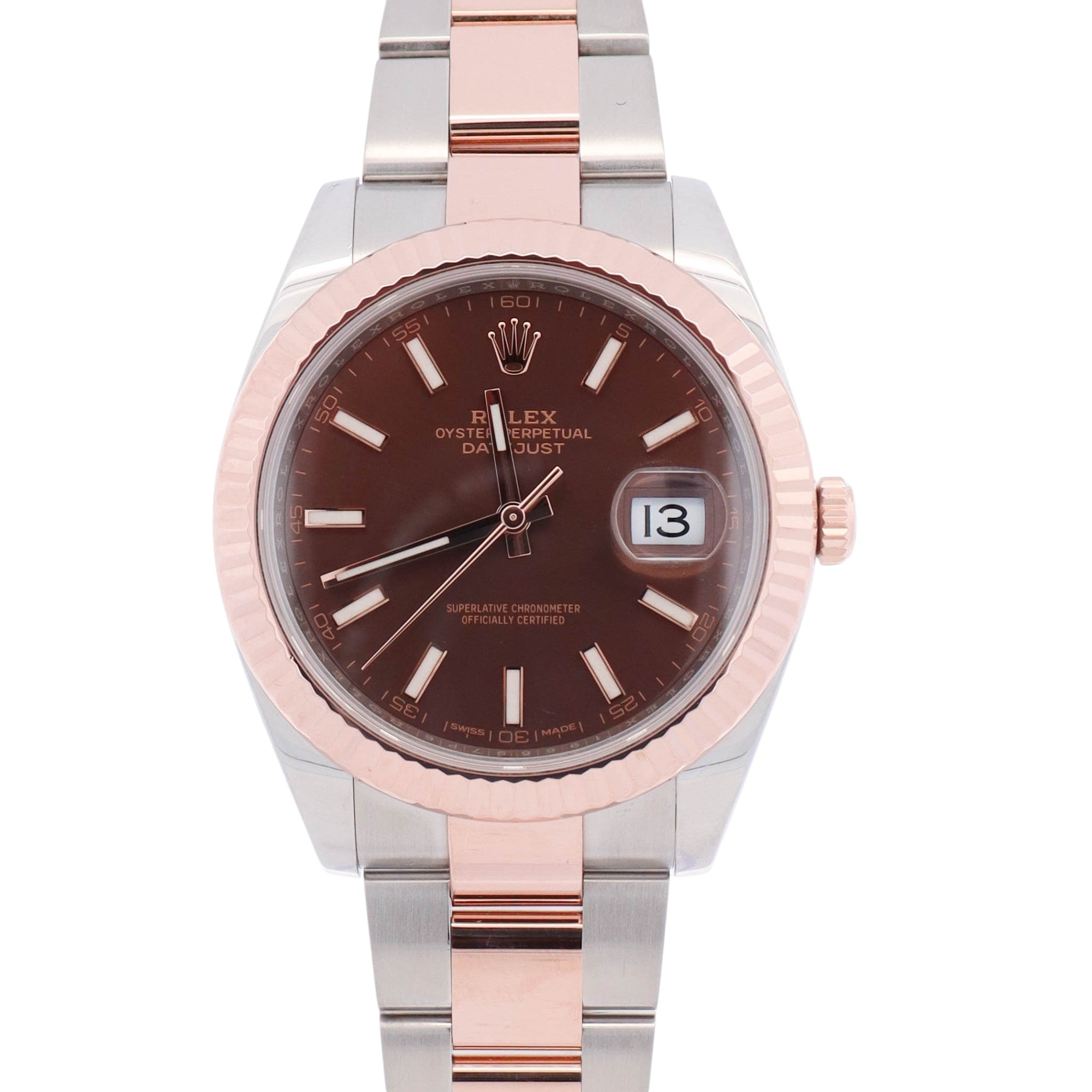 Rolex Datejust 41mm Chocolate Dial Watch Ref# 126331