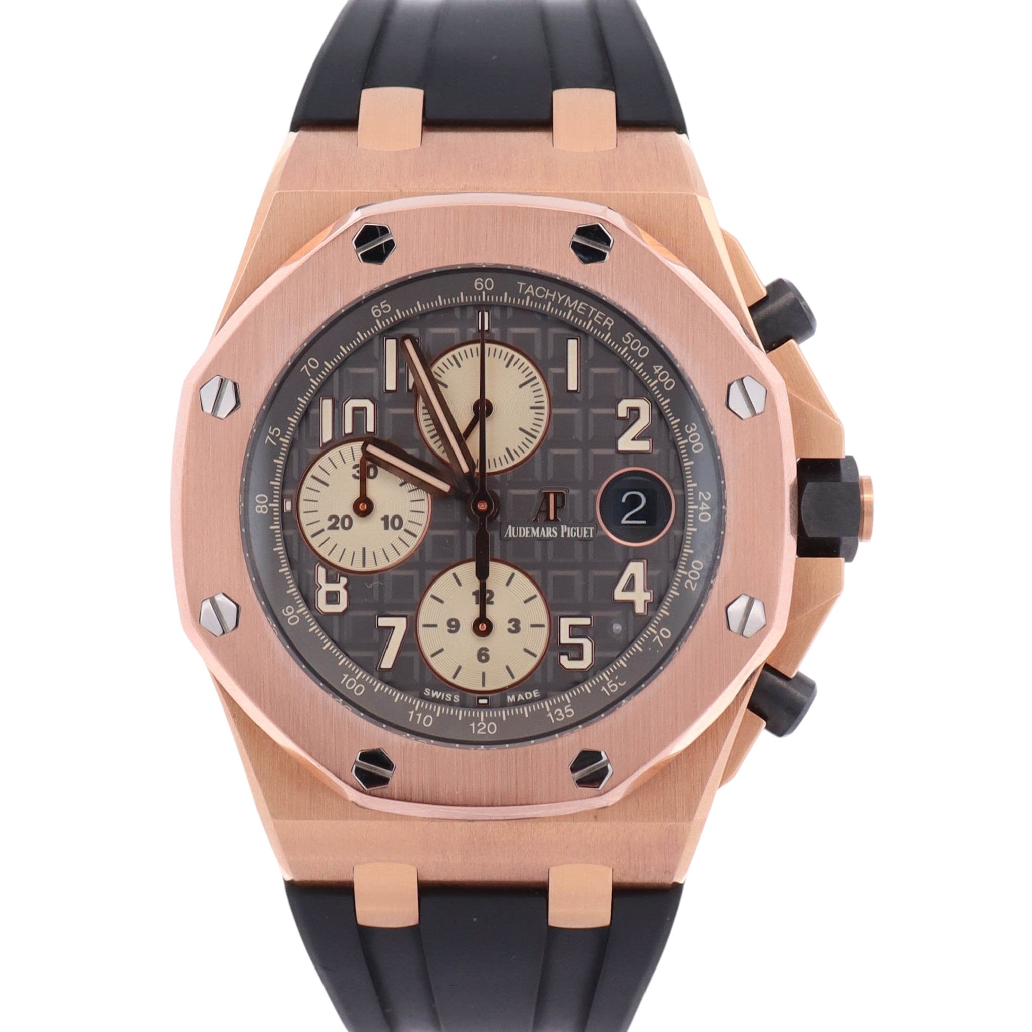 Audemars Piguet Royal Oak Offshore 42mm Grey Chronograph Dial Watch Ref# 26470OR.OO.A125CR.01