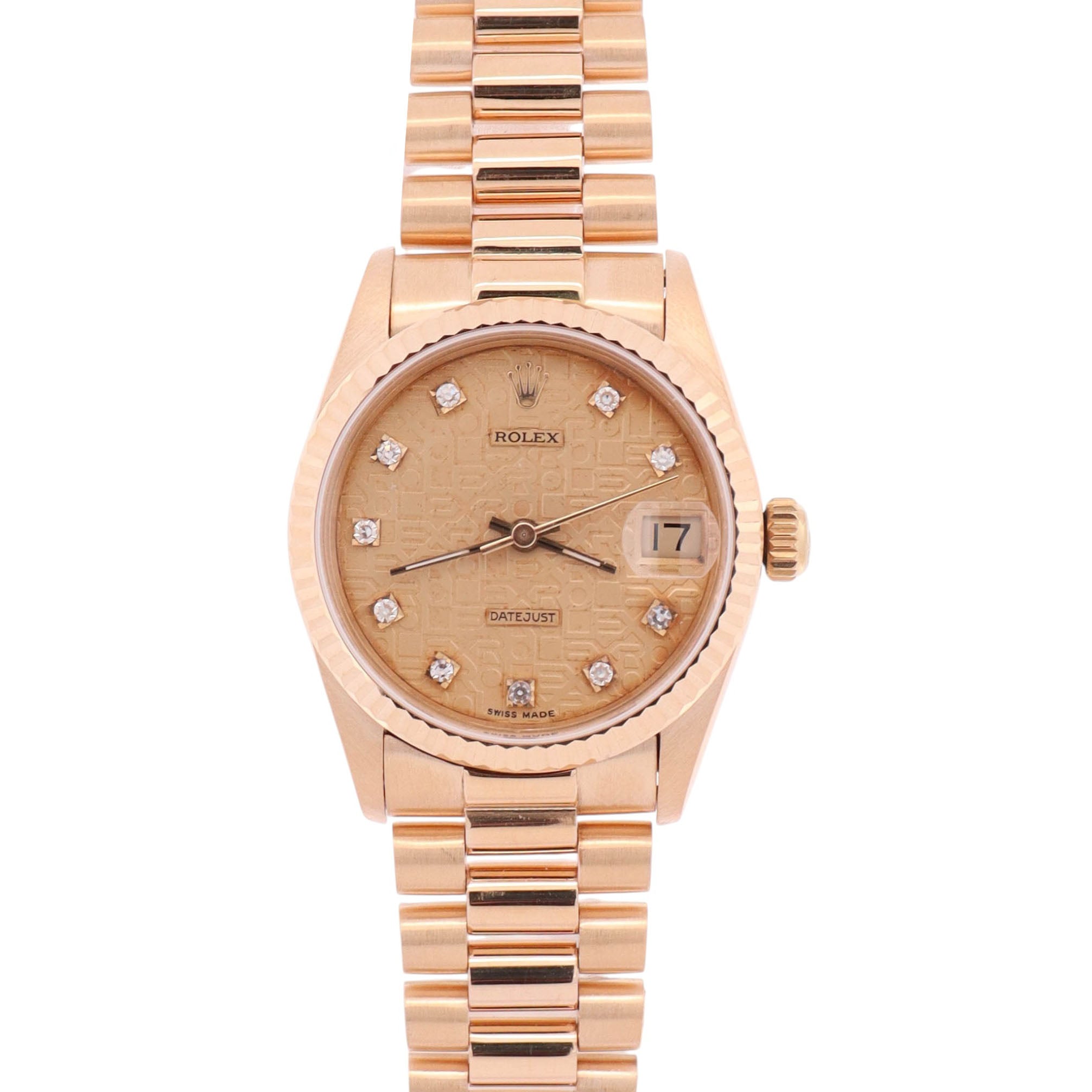 Rolex Datejust 31mm Champagne Dial Watch Ref# 68278