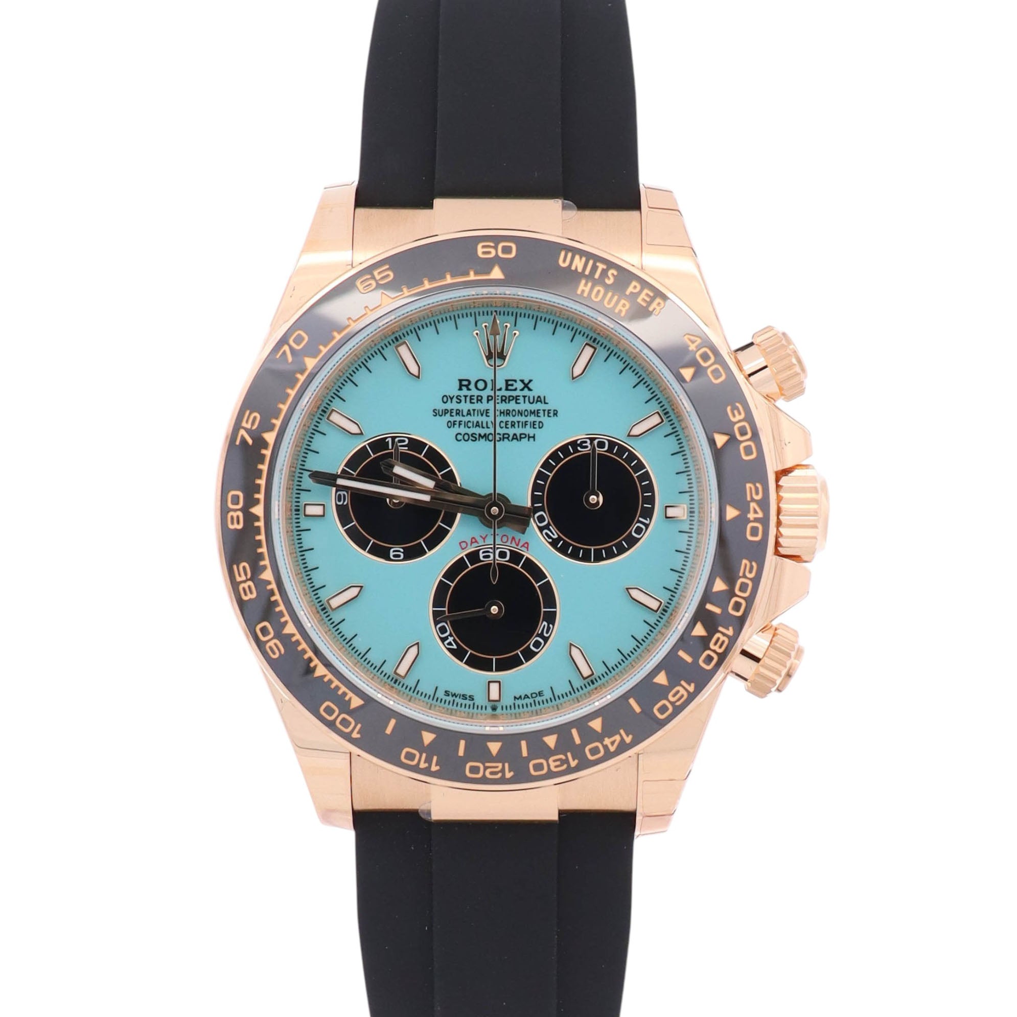 Rolex Daytona 40mm Turquoise Dial Watch Ref# 126518LN