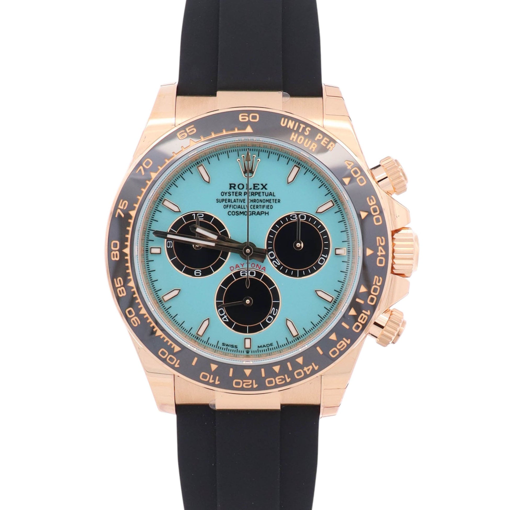 Rolex Daytona 40mm Turquoise Dial Watch Ref# 126518LN